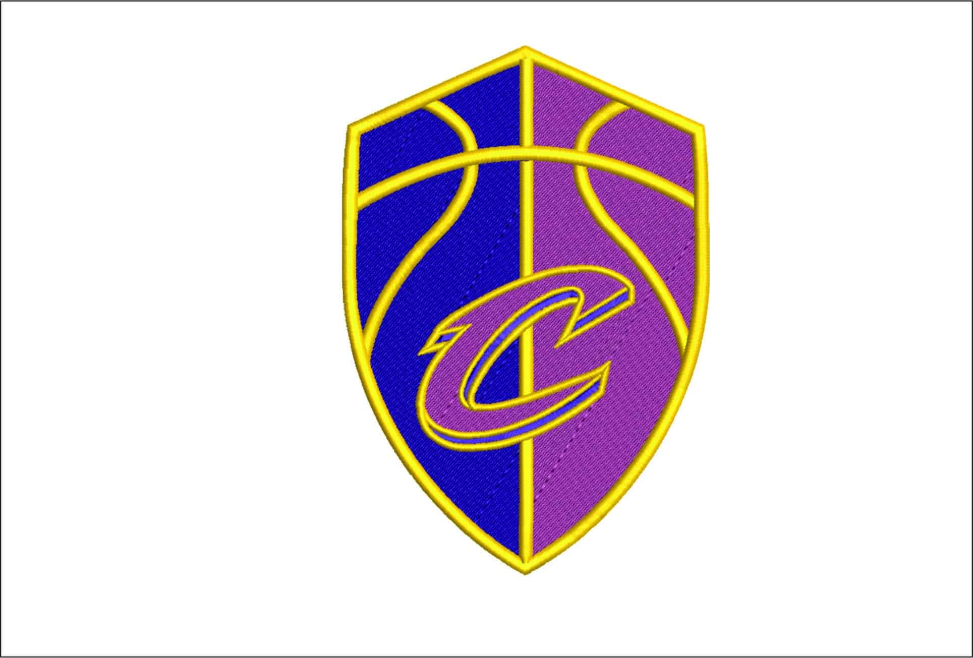 Cleveland Cavs Emblem- Elegant embroidery design file - instant download