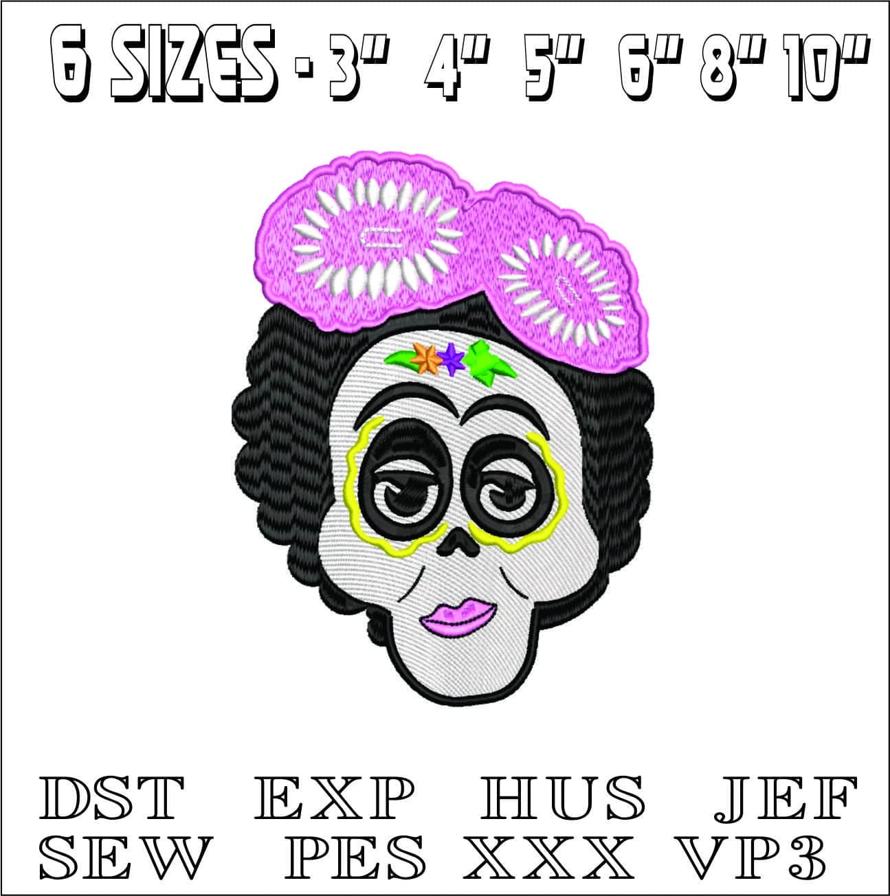 Coco Mama Imelda Elegant embroidery design file - instant download — view 2