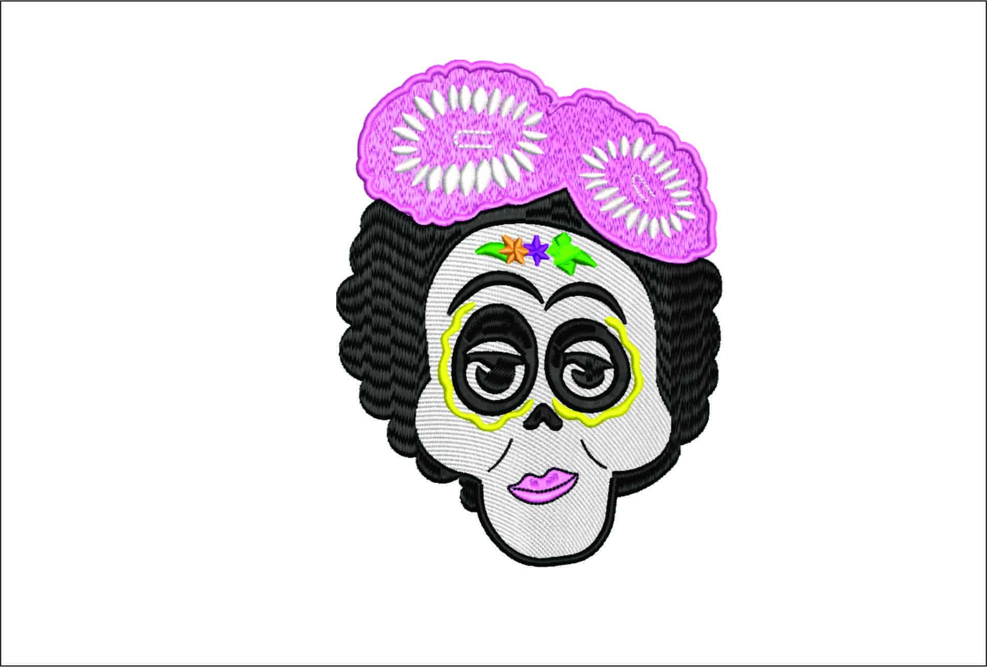 Coco Mama Imelda Elegant embroidery design file - instant download