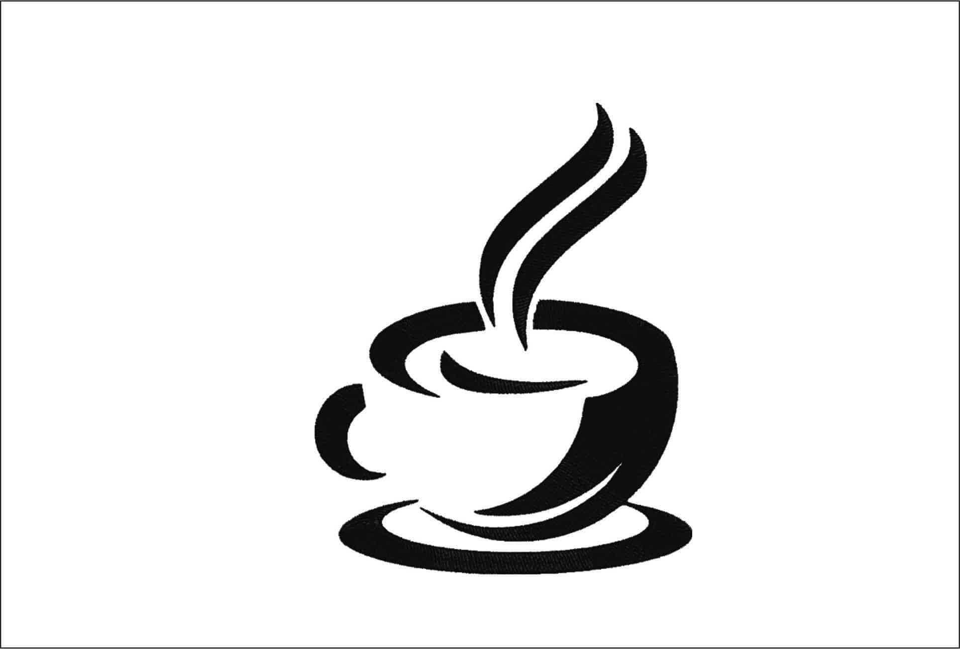 Coffee Cup- Elegant embroidery design file - instant download