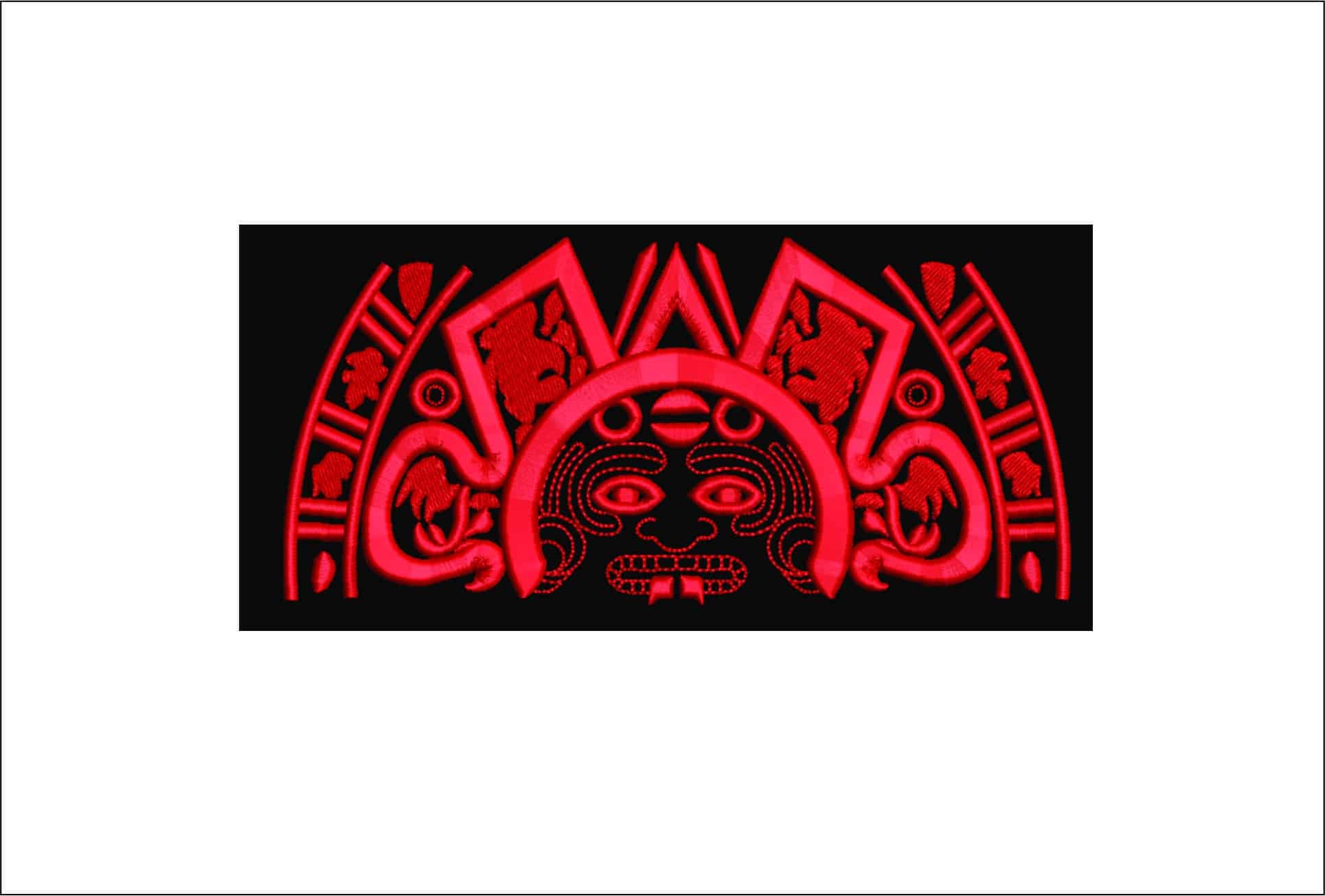 Incas Design- Elegant embroidery design file - instant download
