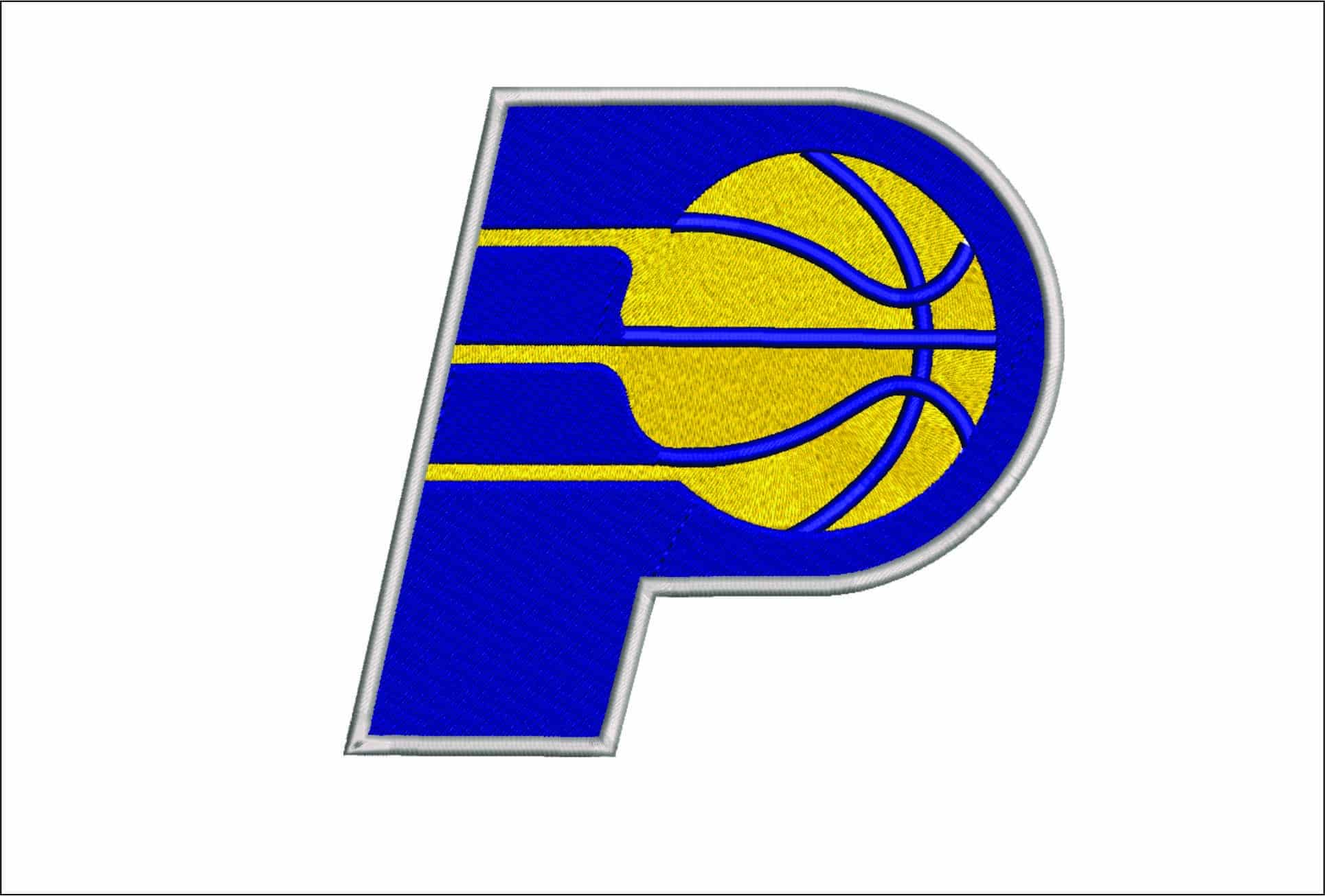 Indiana Pacers Logo- Elegant embroidery design file - instant download