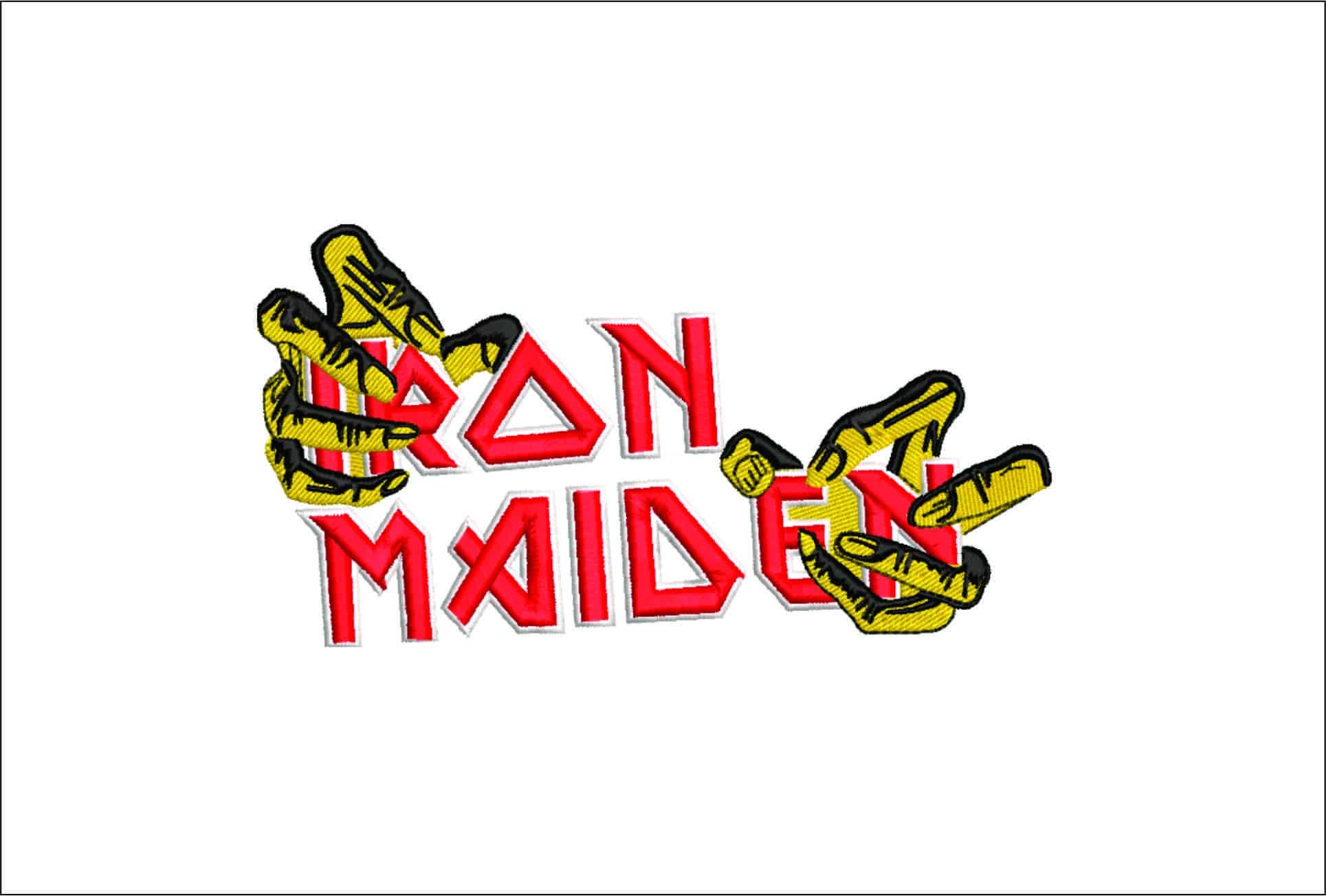 Iron Maiden hands- Elegant embroidery design file - instant download