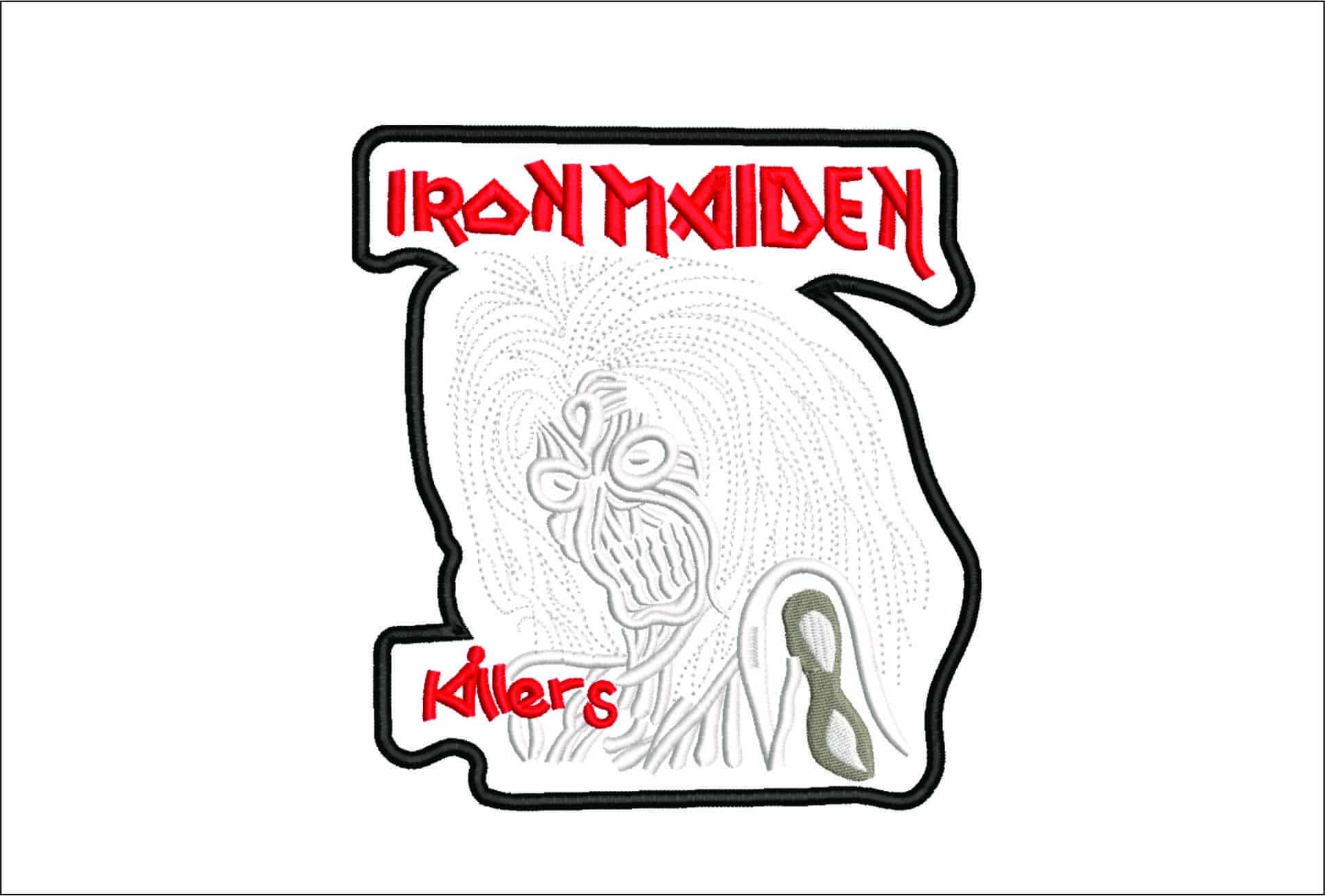 Iron Maiden Killers- Elegant embroidery design file - instant download