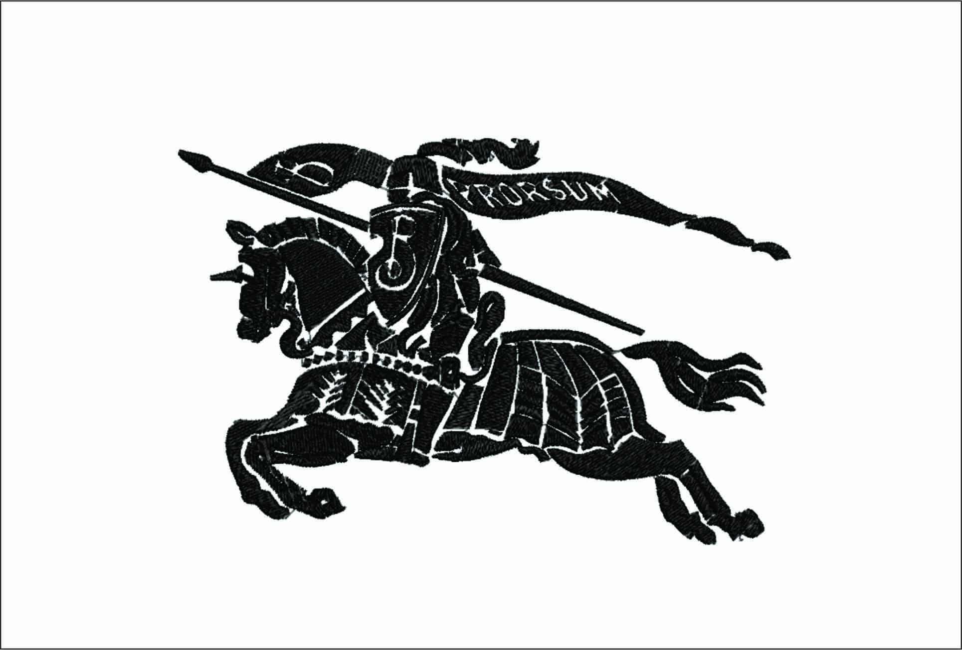 Knight Charge- Elegant embroidery design file - instant download