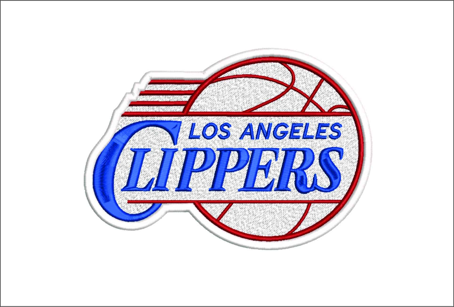 LA Clippers Logo- Elegant embroidery design file - instant download
