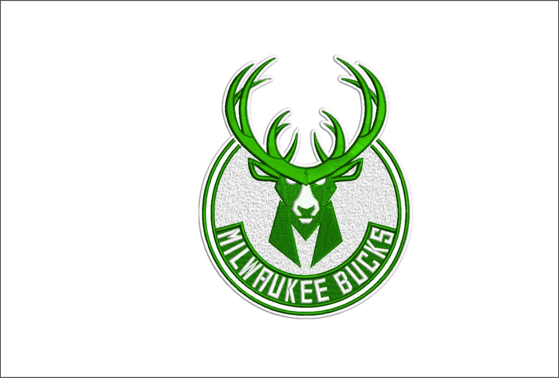 Milwakee Bucks Logo- Elegant embroidery design file - instant download