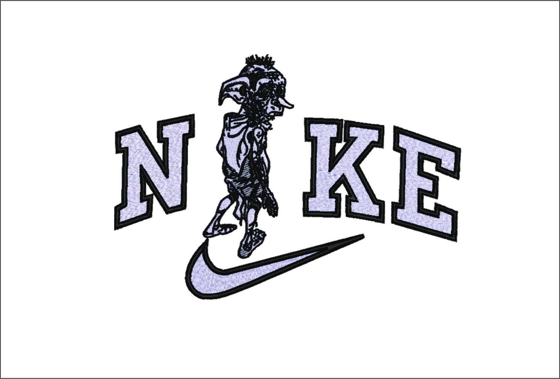 Nike Dobey the House Elf-Elegant embroidery design file - instant download