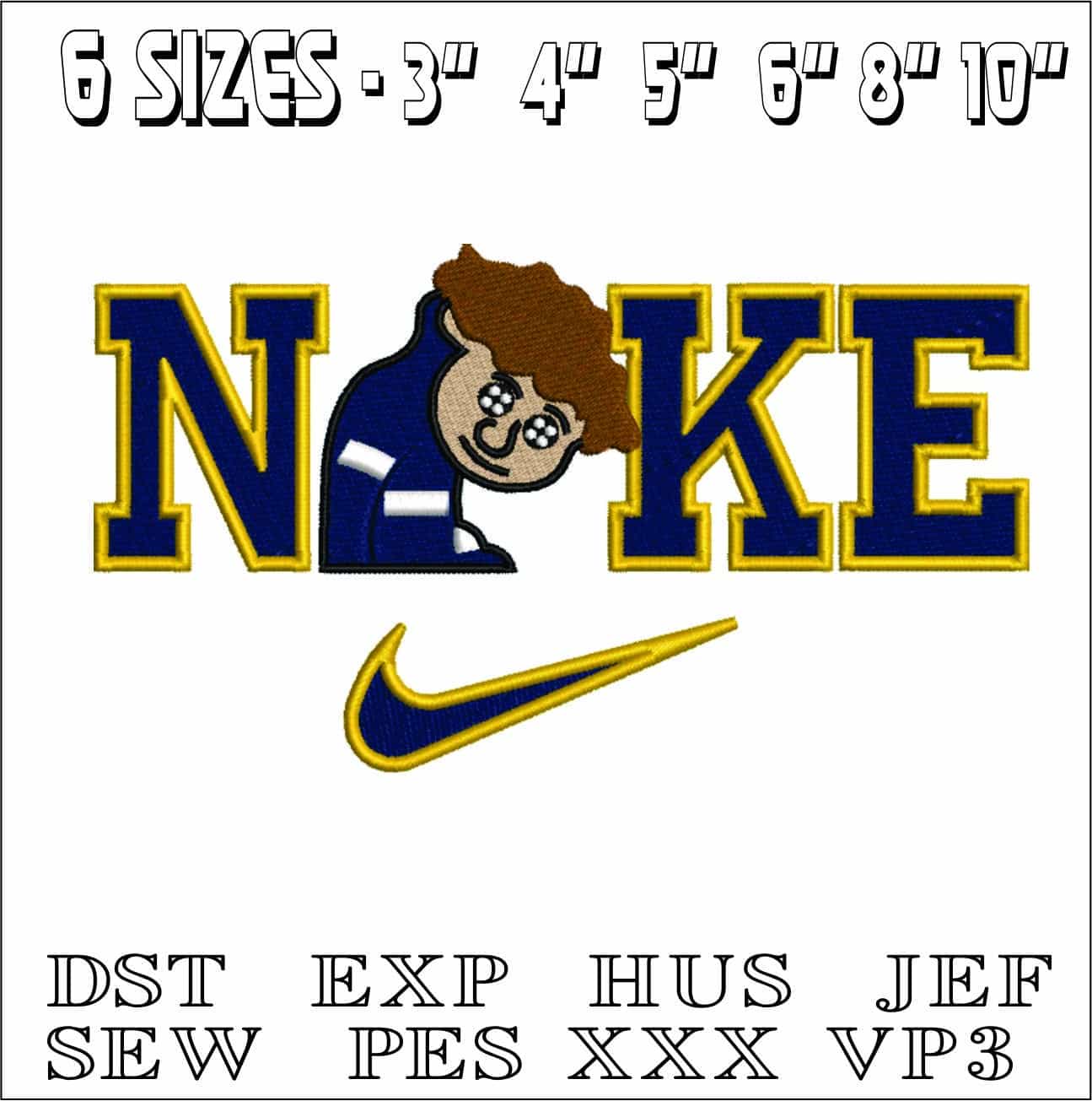 Nike Soccer Boys-Elegant embroidery design file - instant download — view 2