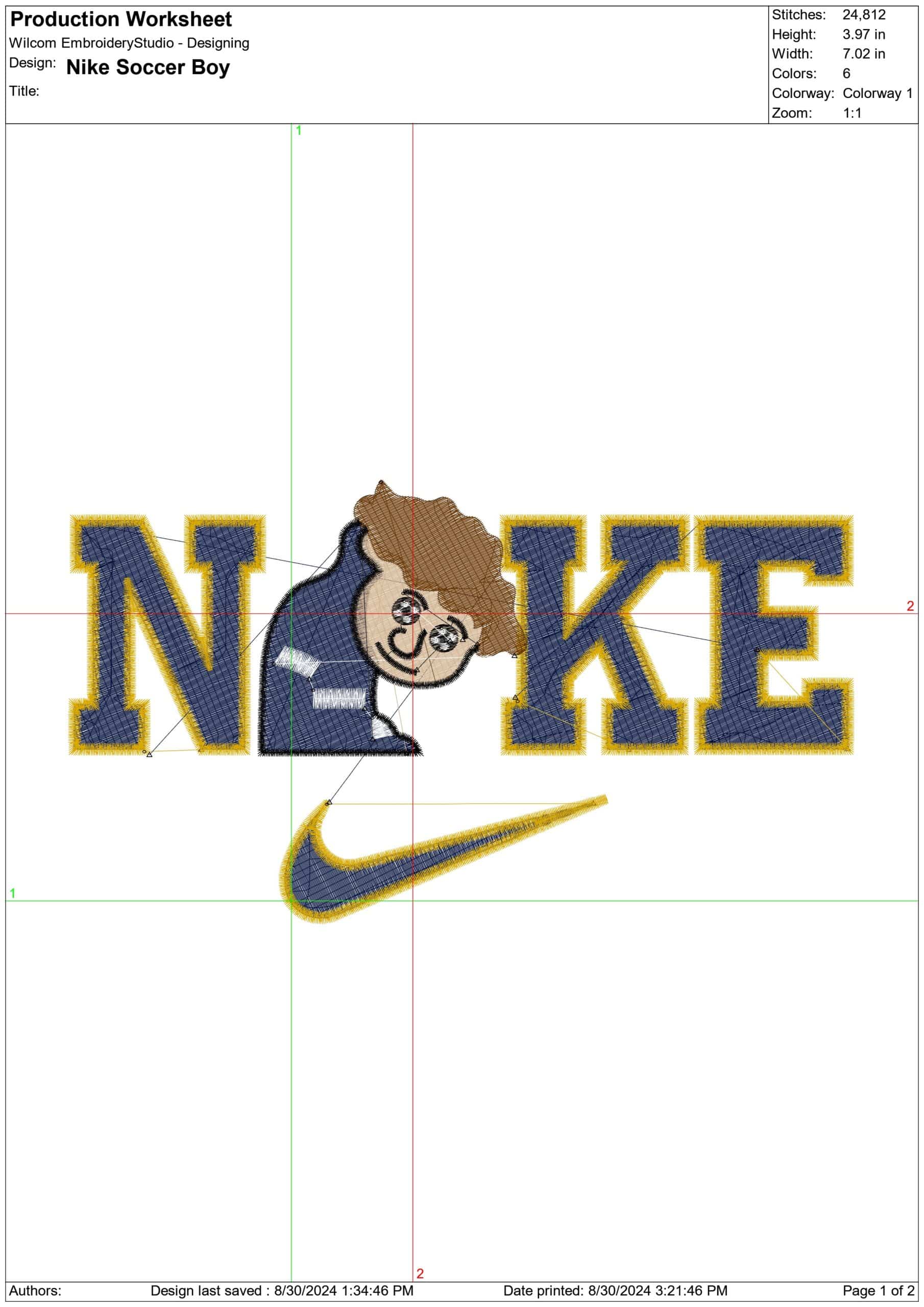 Nike Soccer Boys-Elegant embroidery design file - instant download — view 4