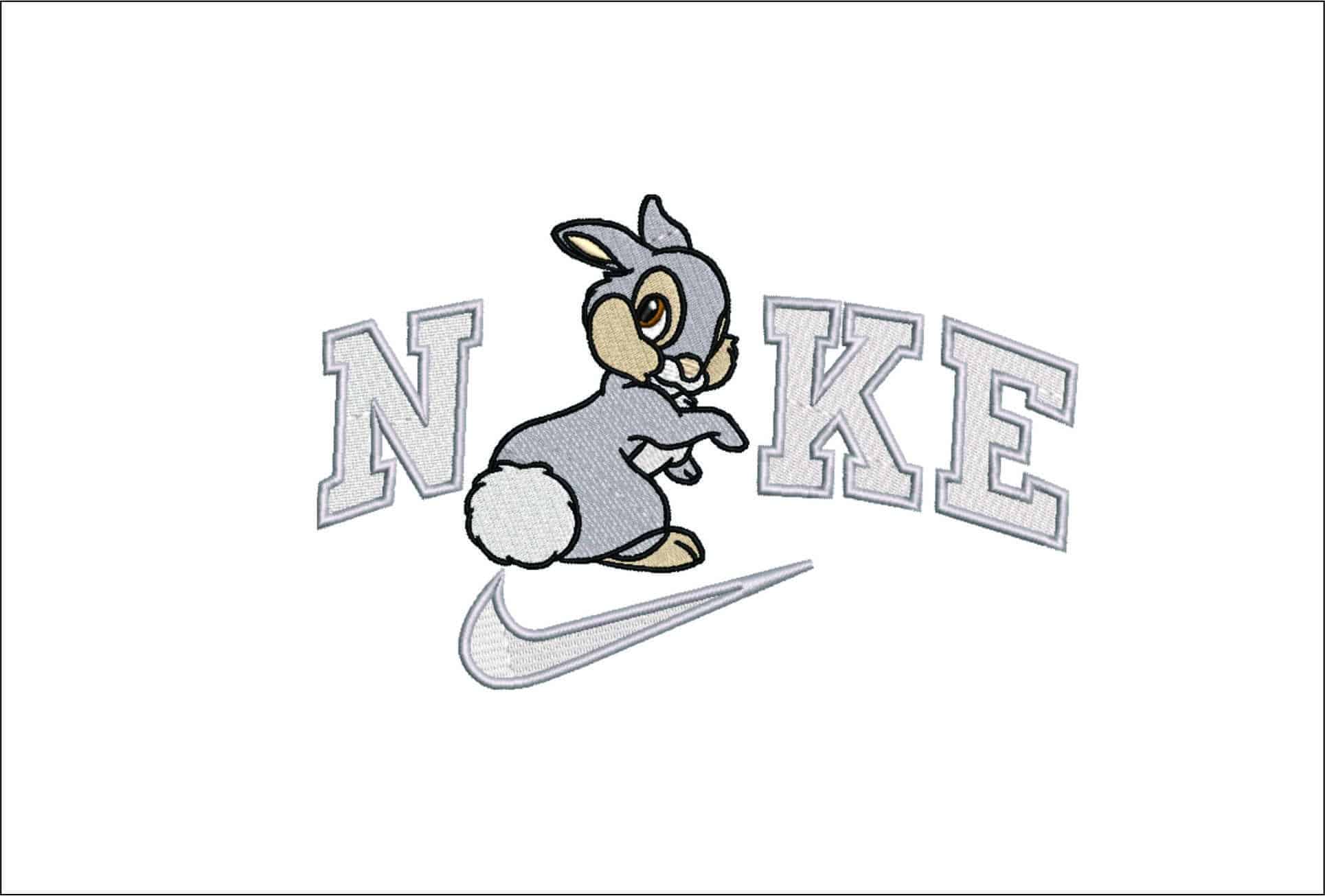 Nike Thumper-Elegant embroidery design file - instant download