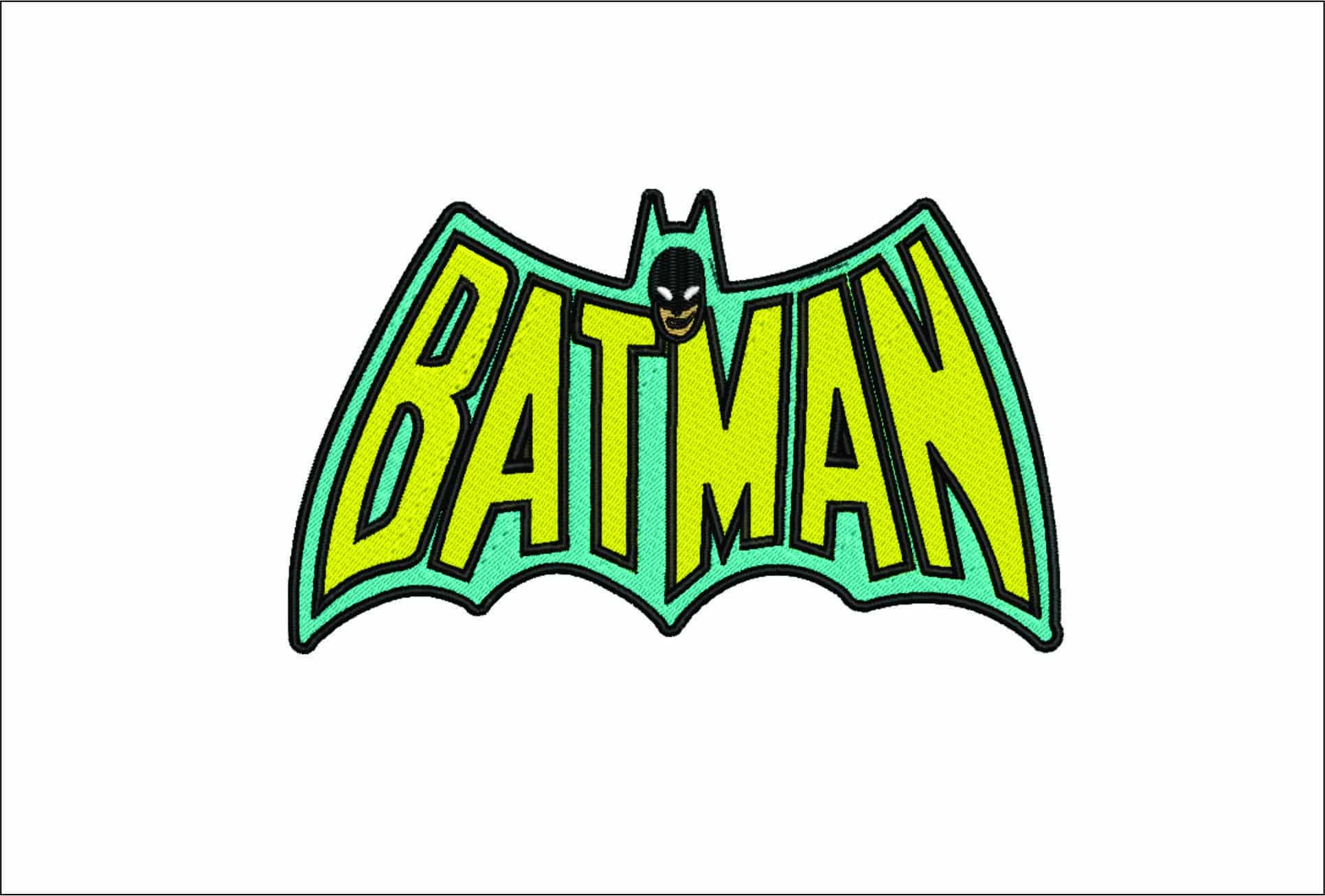 Original Batman-Elegant embroidery design file - instant download