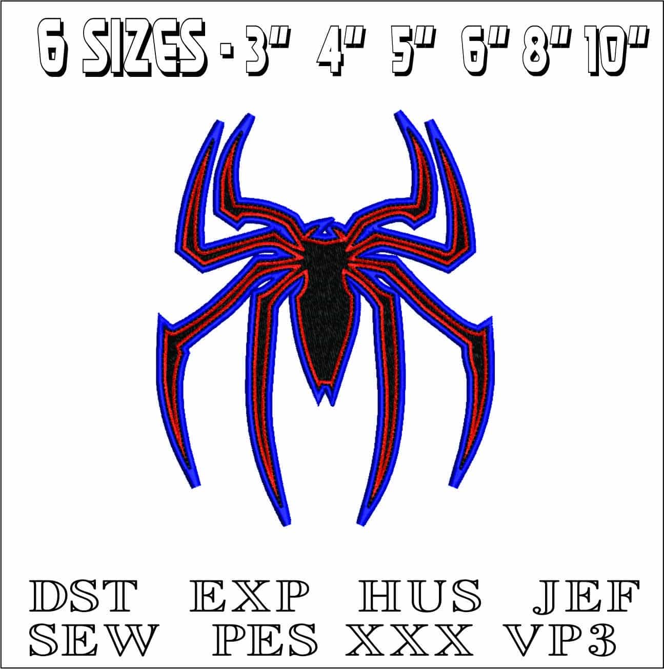 Spiderman Logo-Elegant embroidery design file - instant download — view 2