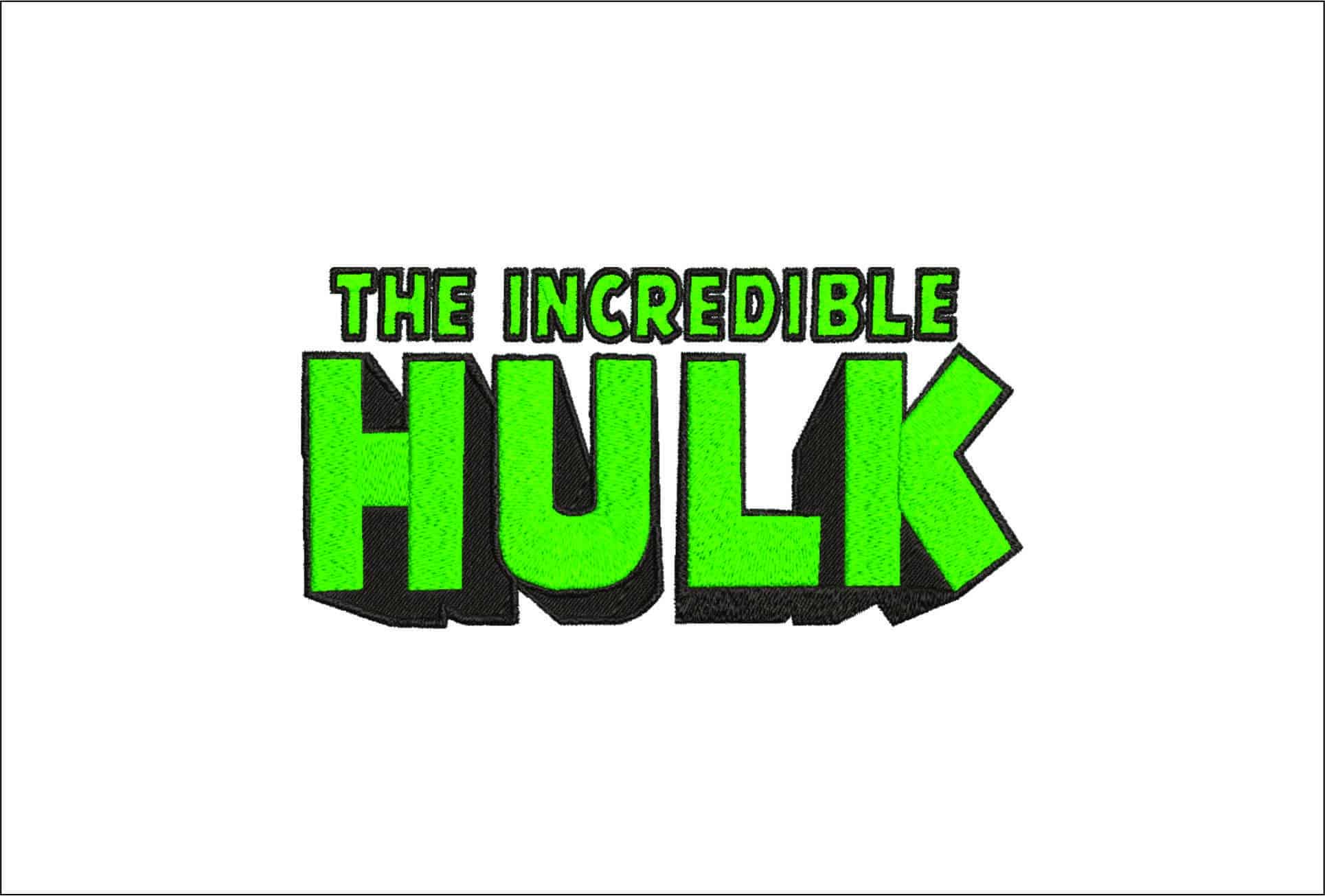 The Incredible Hulk-Elegant embroidery design file - instant download