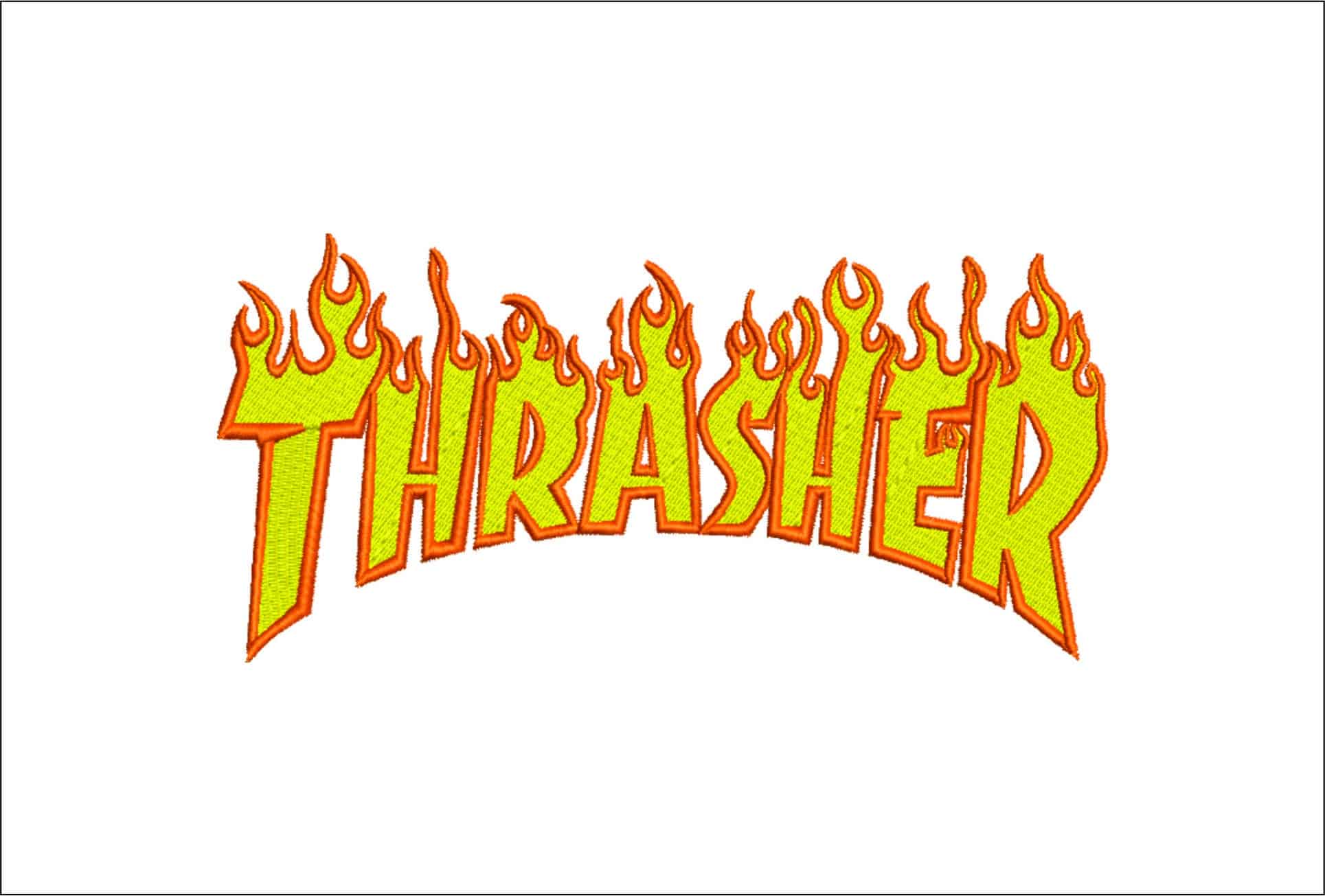 Thrashers-Elegant embroidery design file - instant download