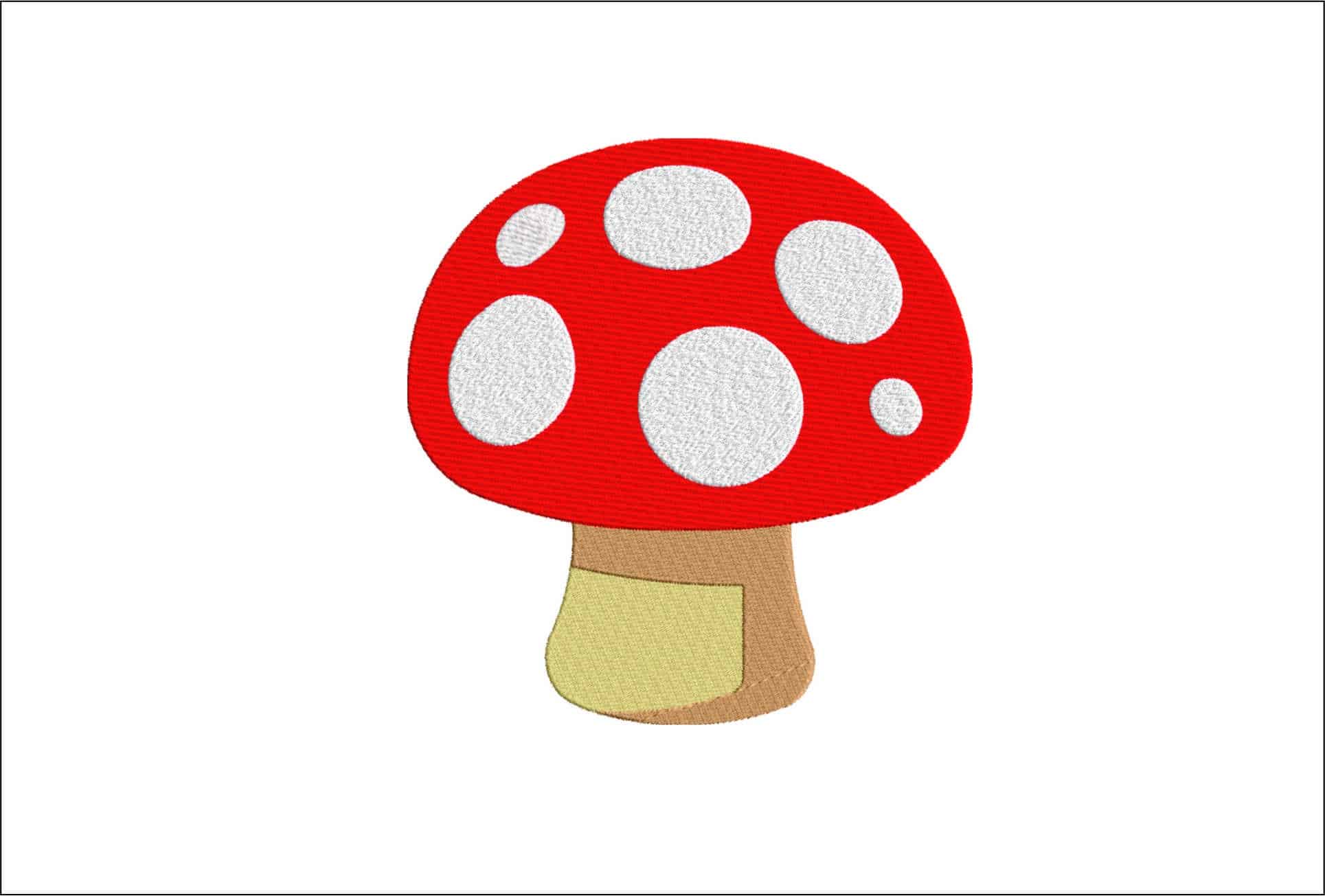 Toadstool-Elegant embroidery design file - instant download