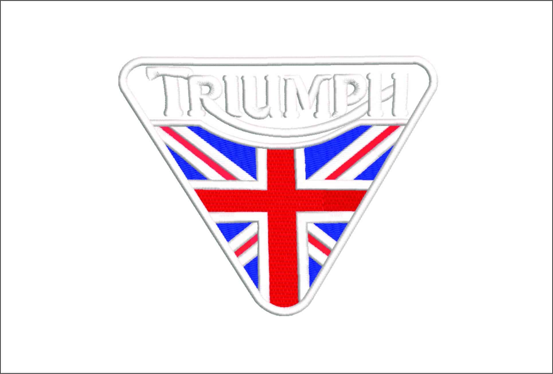 Triumph Logo-Elegant embroidery design file - instant download