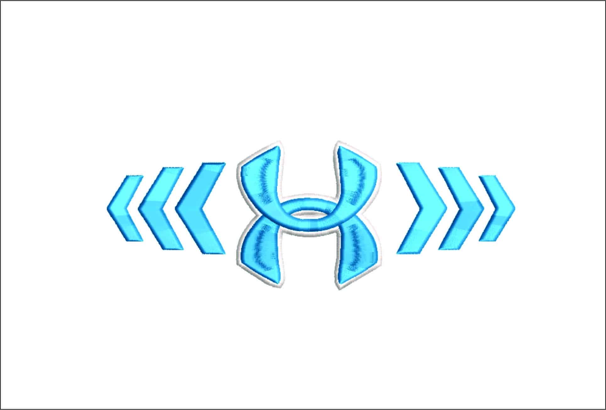 Under Armour arrows-Elegant embroidery design file - instant download