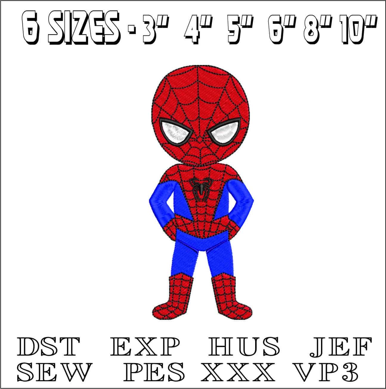 Young Spiderman-Elegant embroidery design file - instant download — view 2