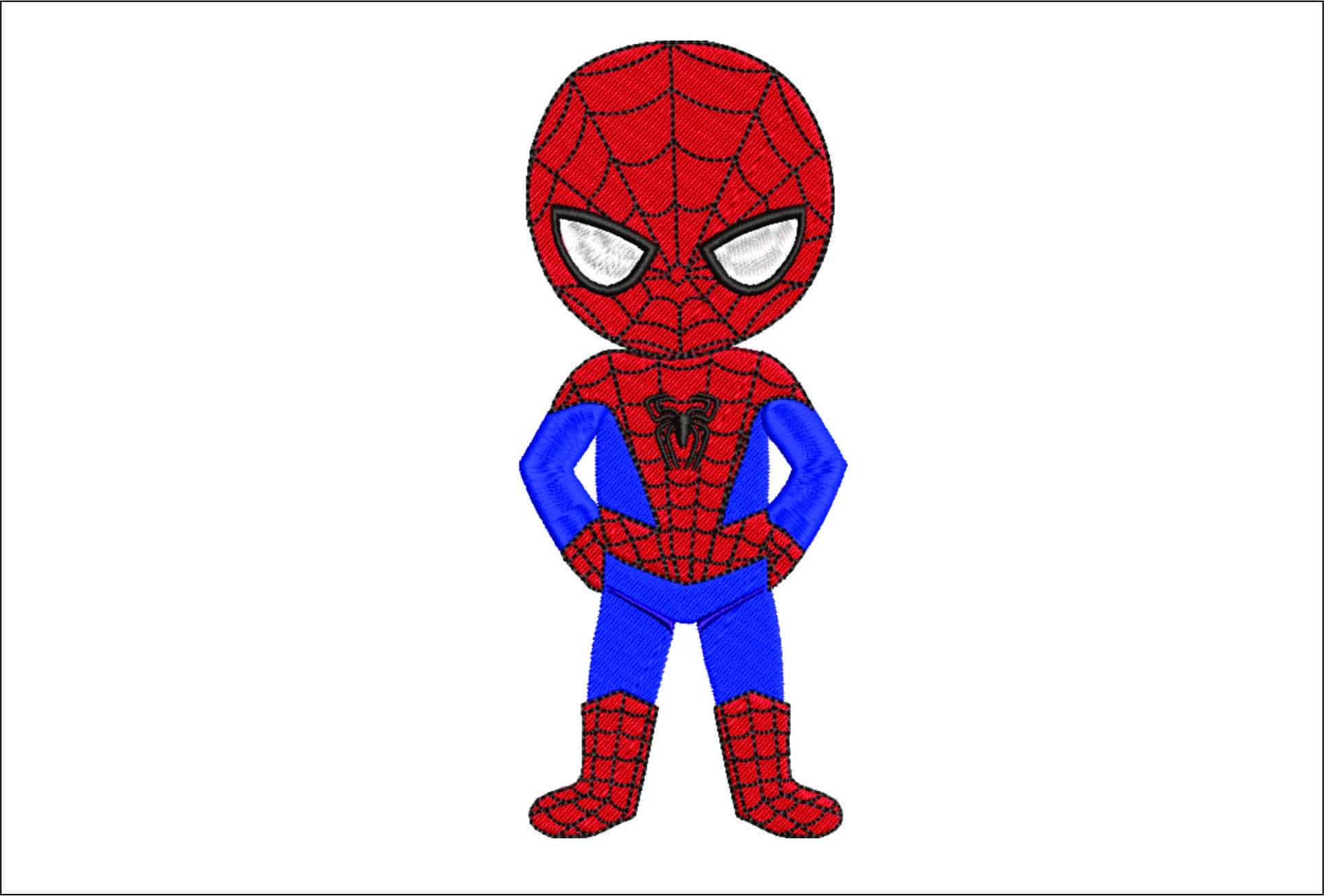 Young Spiderman-Elegant embroidery design file - instant download