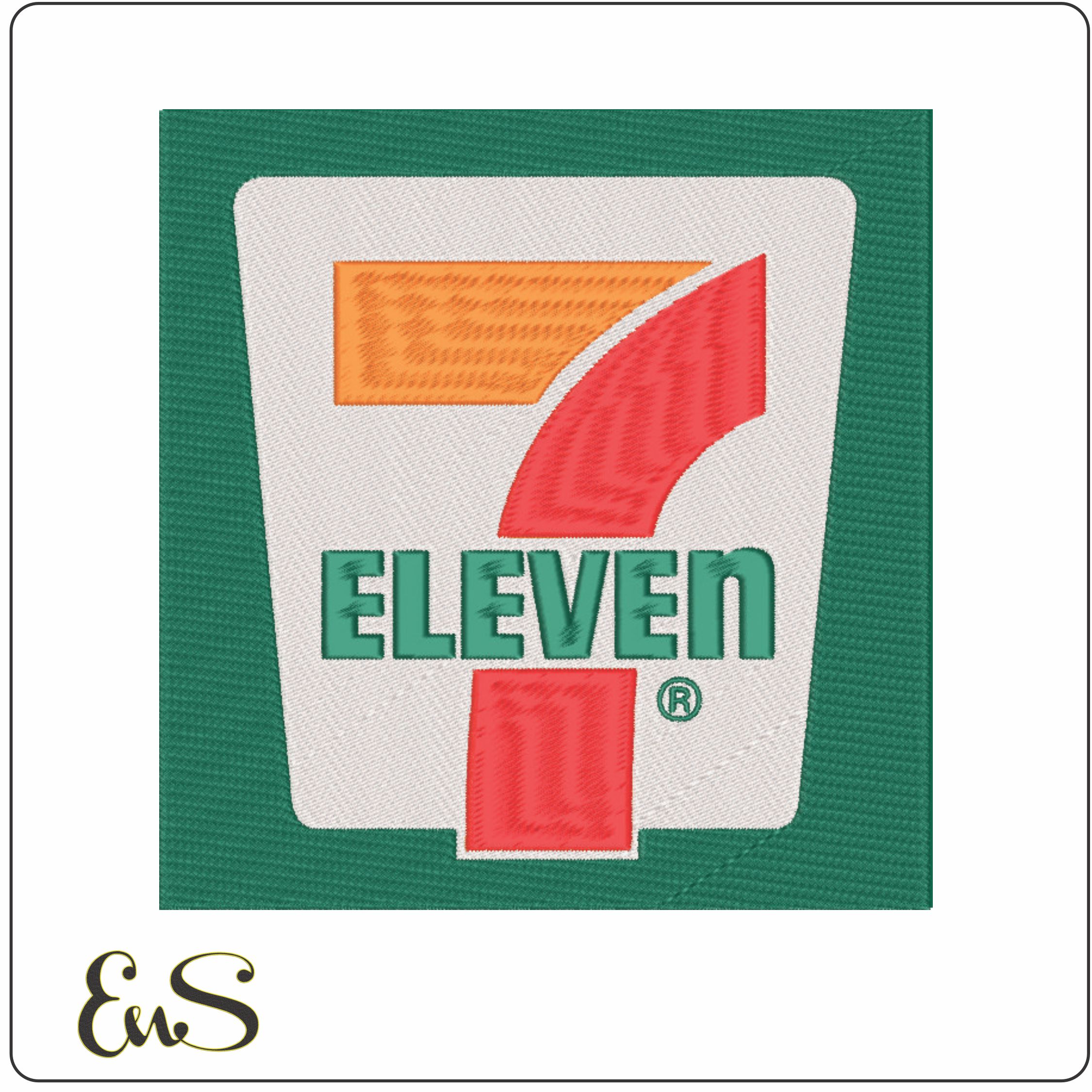 7 Eleven-Elegant embroidery design file - instant download