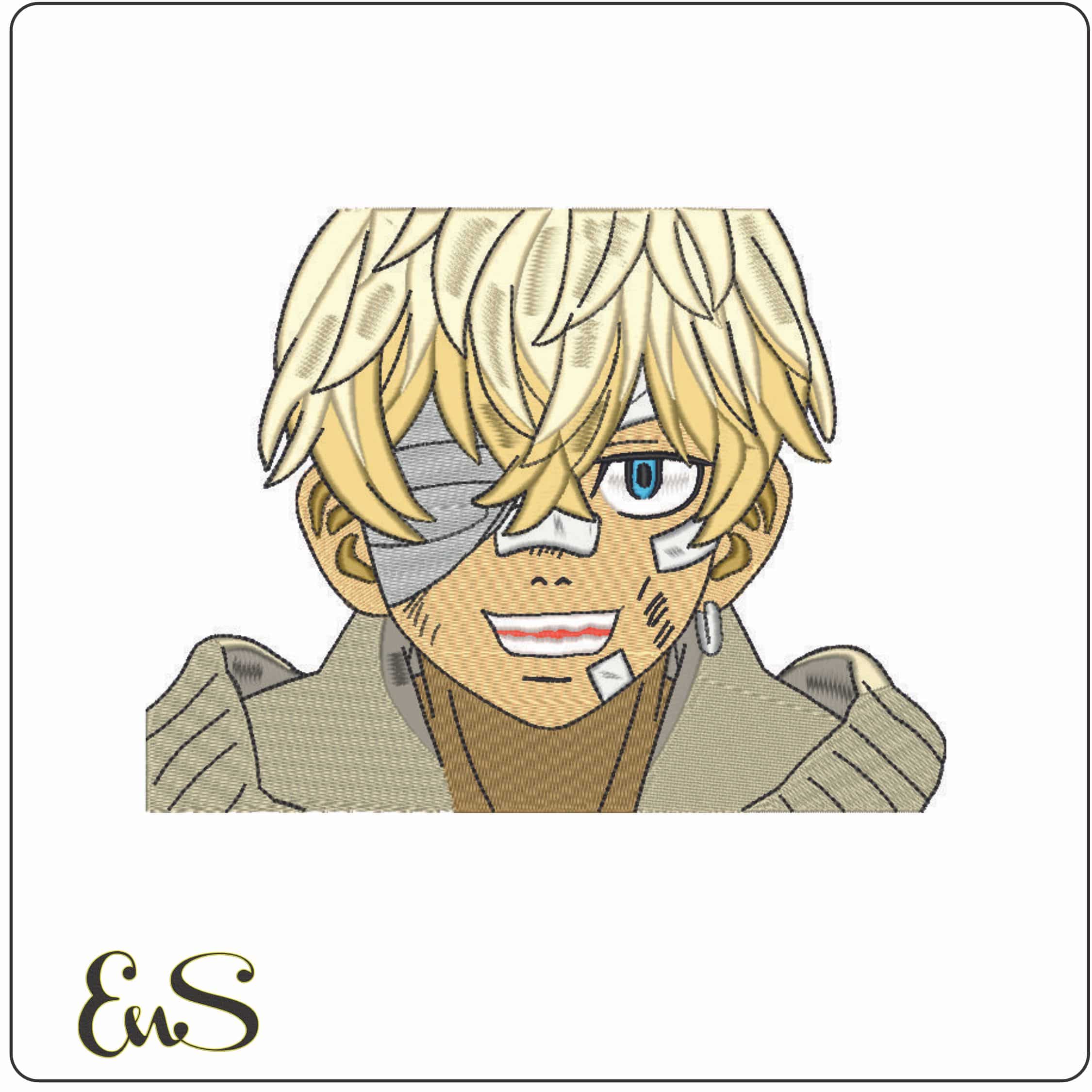 Chifuyu Matsuno - Tokyo Revengers - Anime-Elegant embroidery design file - instant download