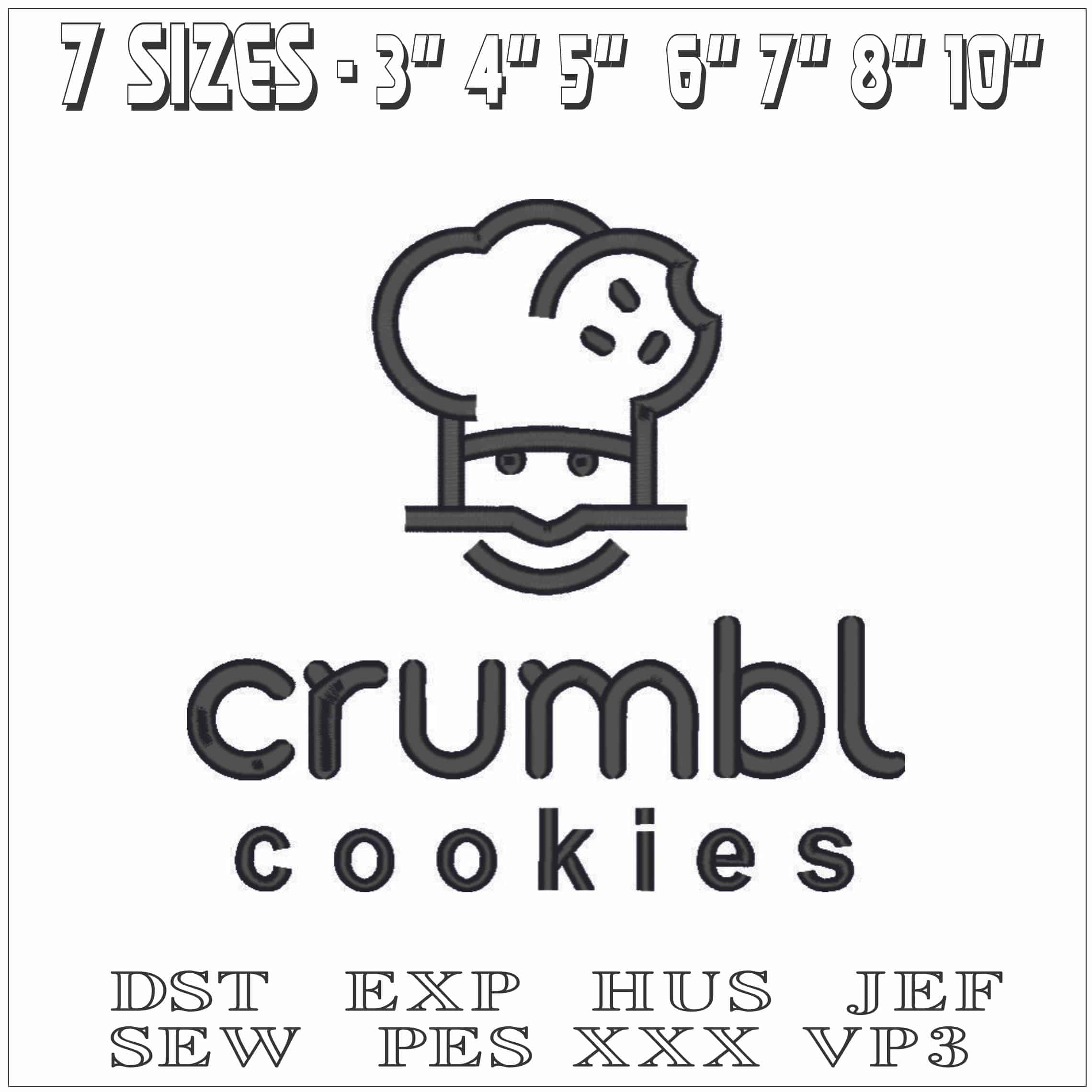 cookies-Elegant embroidery design file - instant download — view 2