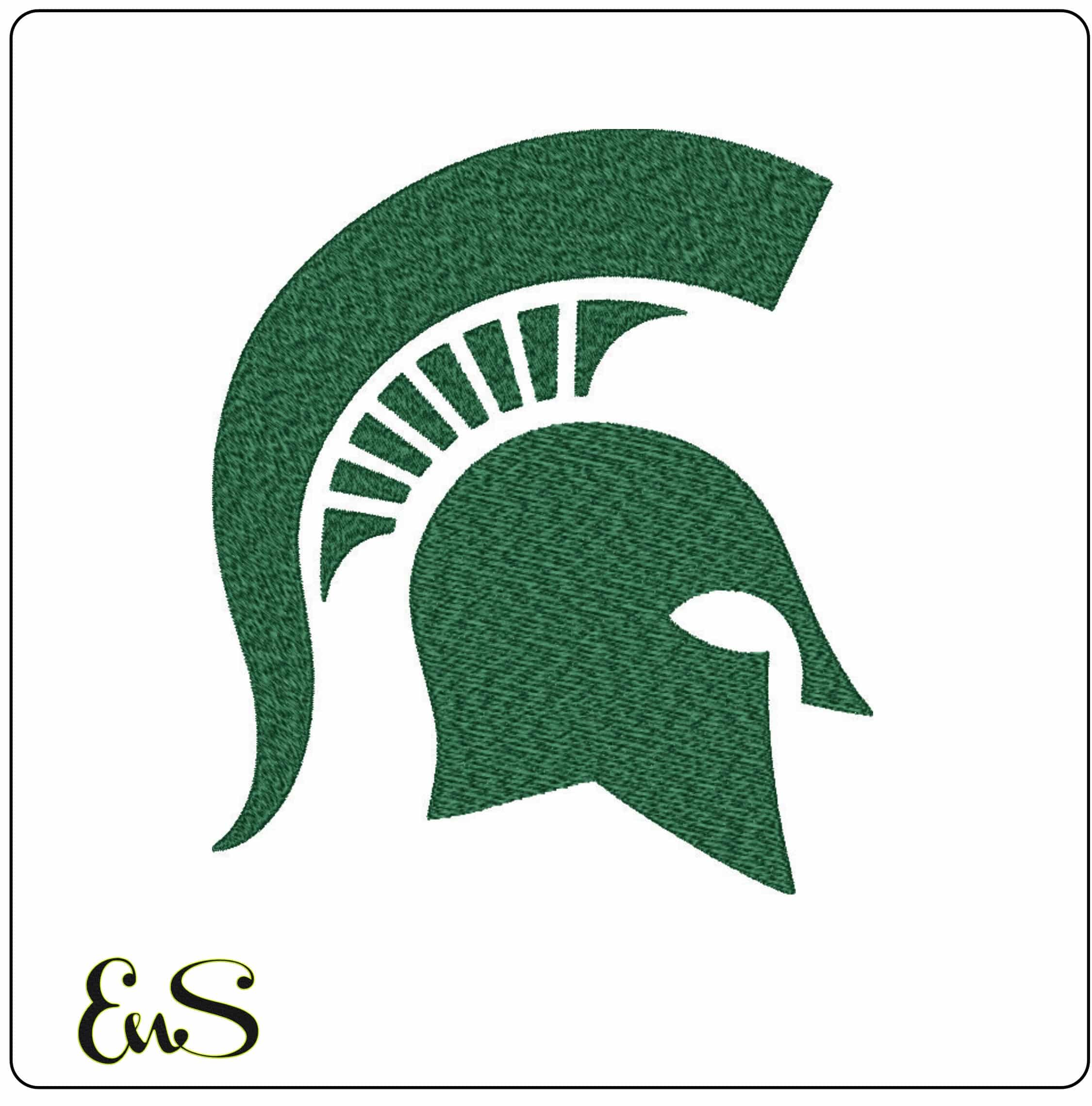 Michigan Spartans Including Small embroidery design - Michigan State University embroidery machine pattern embroidery file