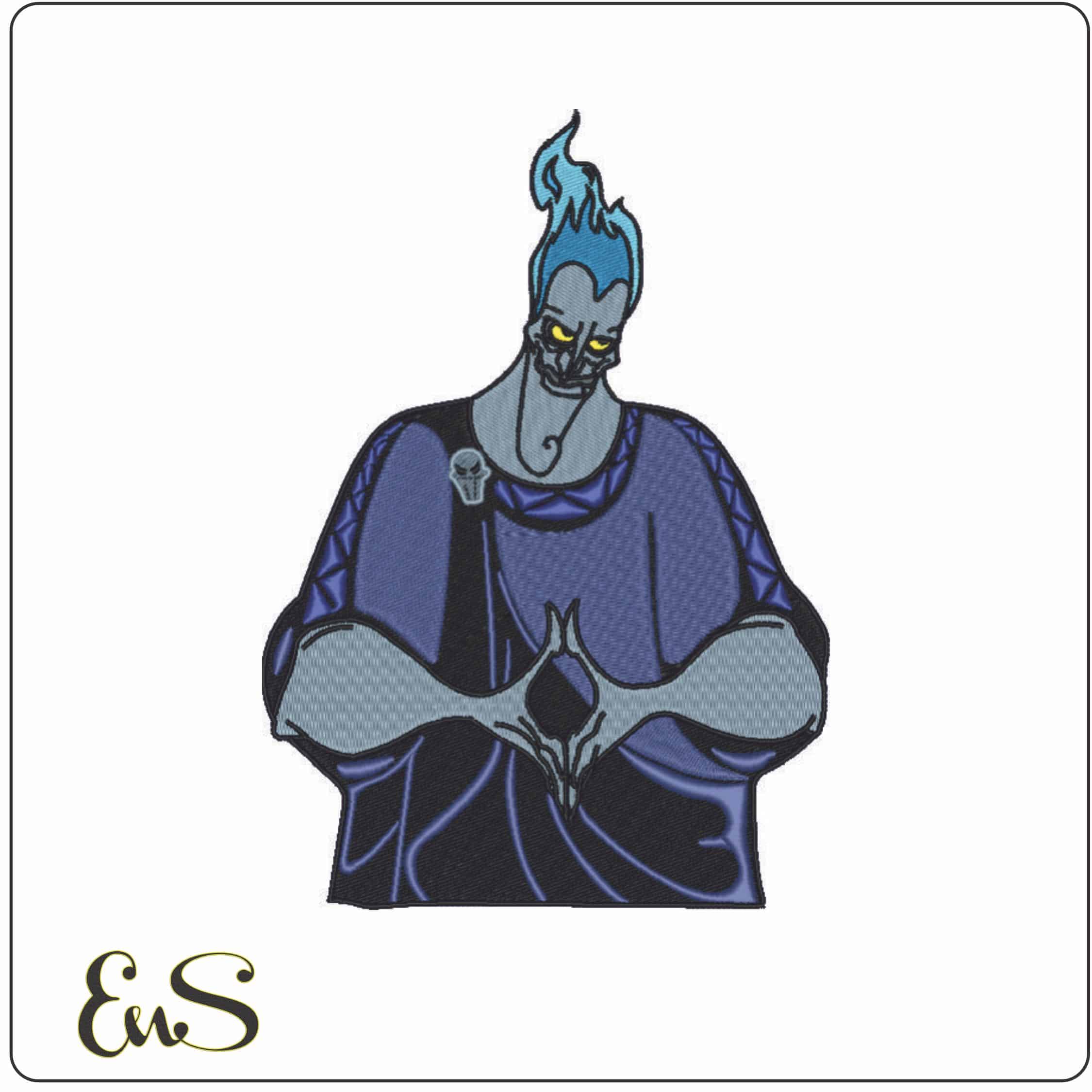 Hades - Disney-Elegant embroidery design file - instant download
