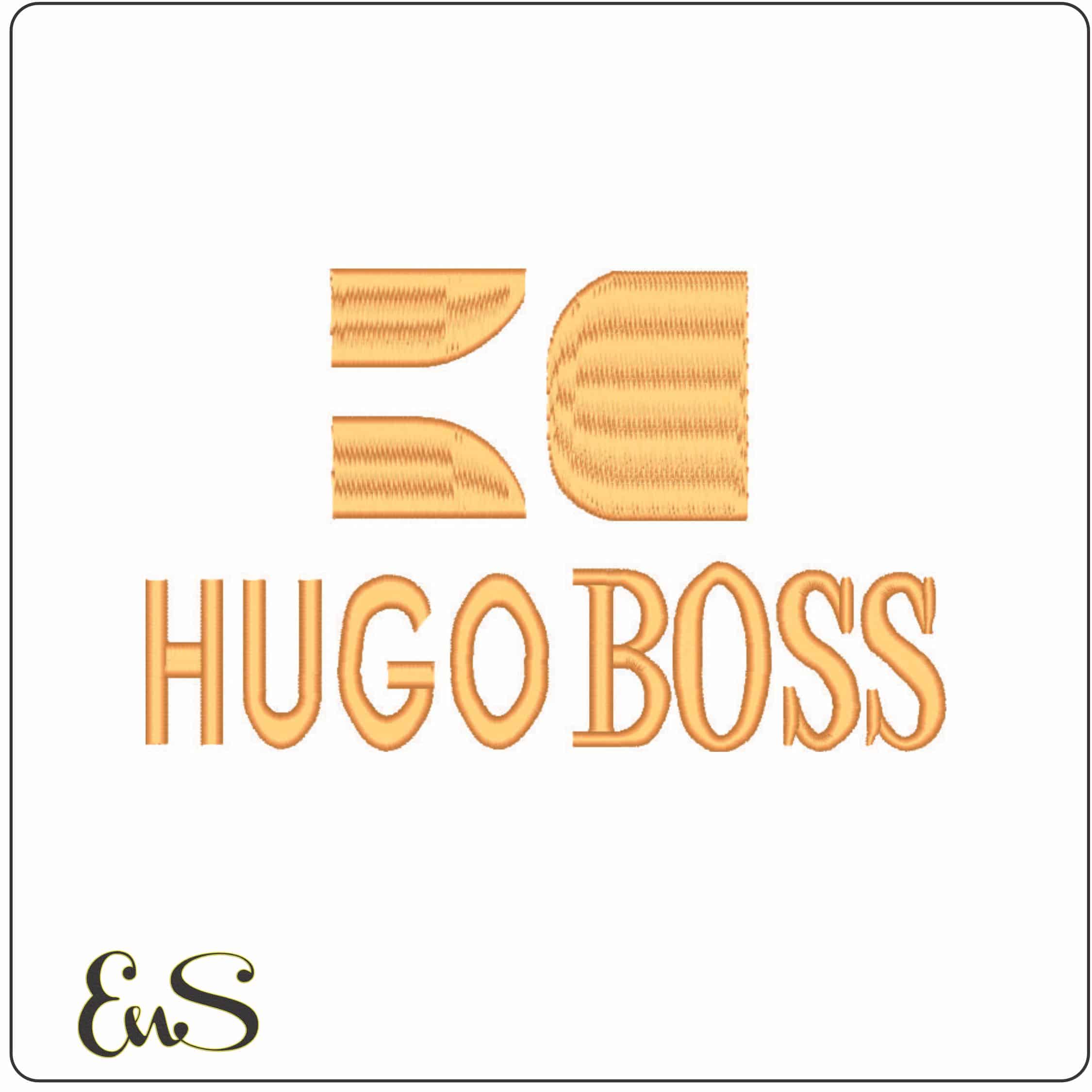 HUGO BOSS Orange-Elegant embroidery design file - instant download