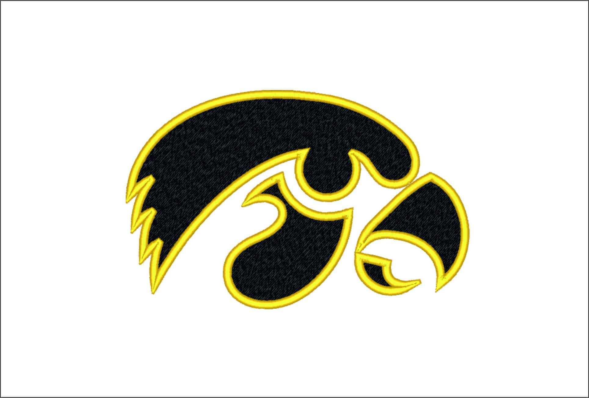 Iowa Hawkeyes-Elegant embroidery design file - instant download