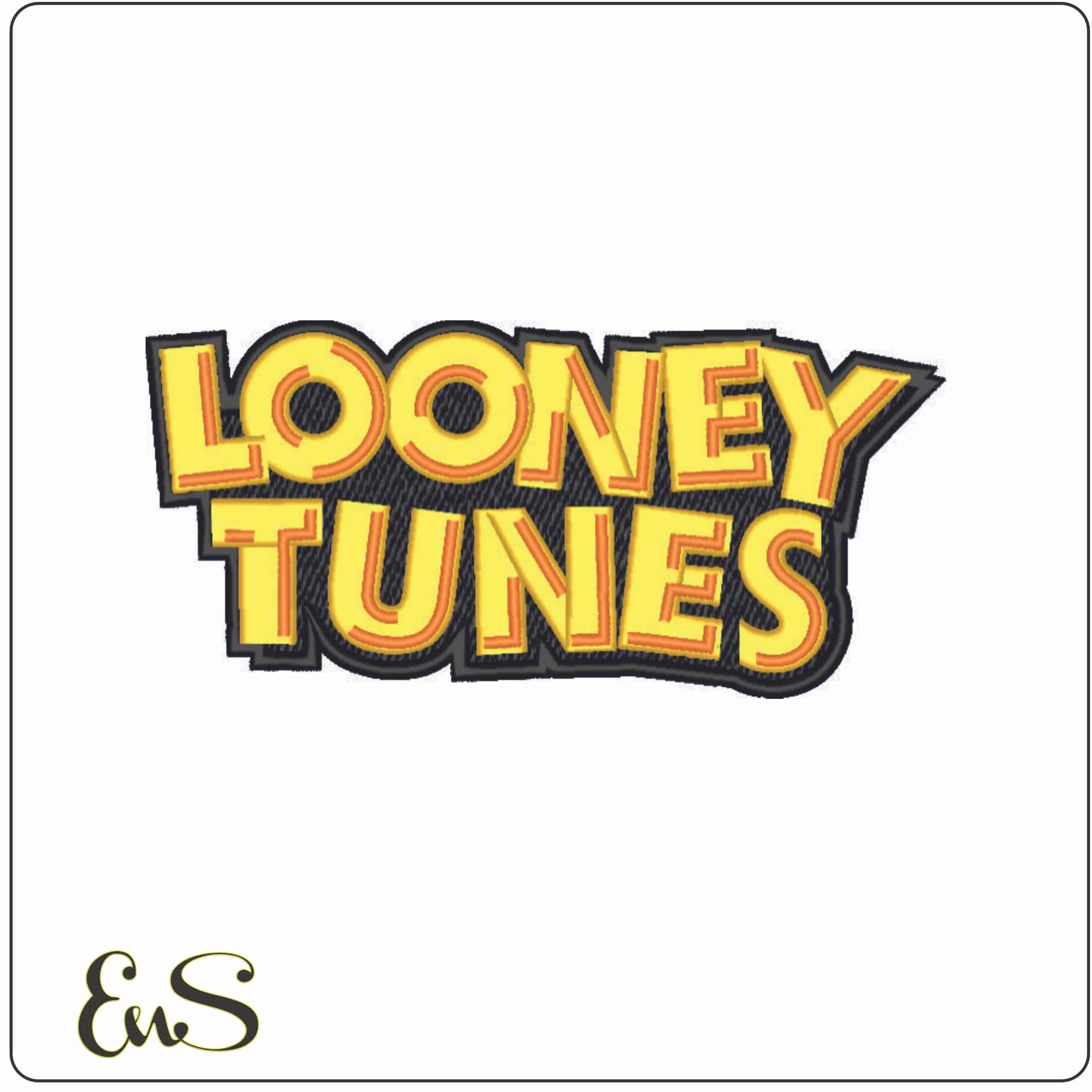Looney Tunes Logo-Elegant embroidery design file - instant download