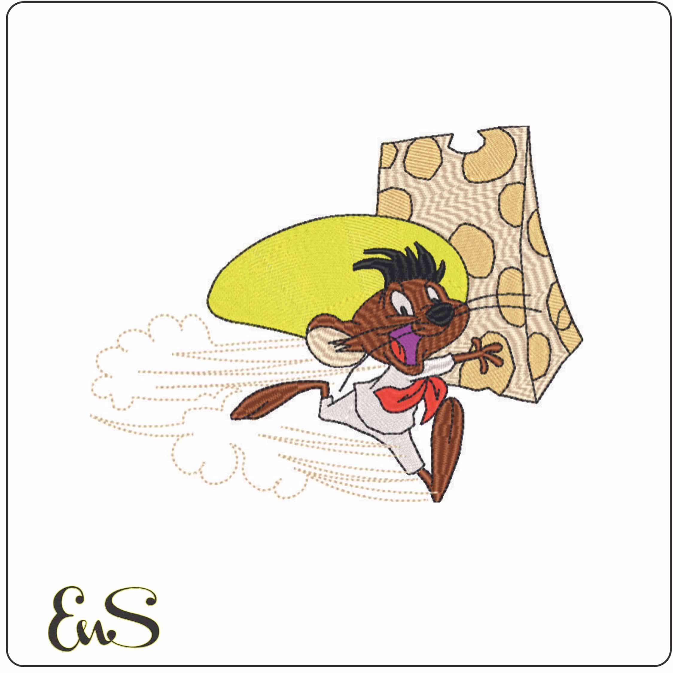 Speedy Gonzales - Looney Tunes-Elegant embroidery design file - instant download
