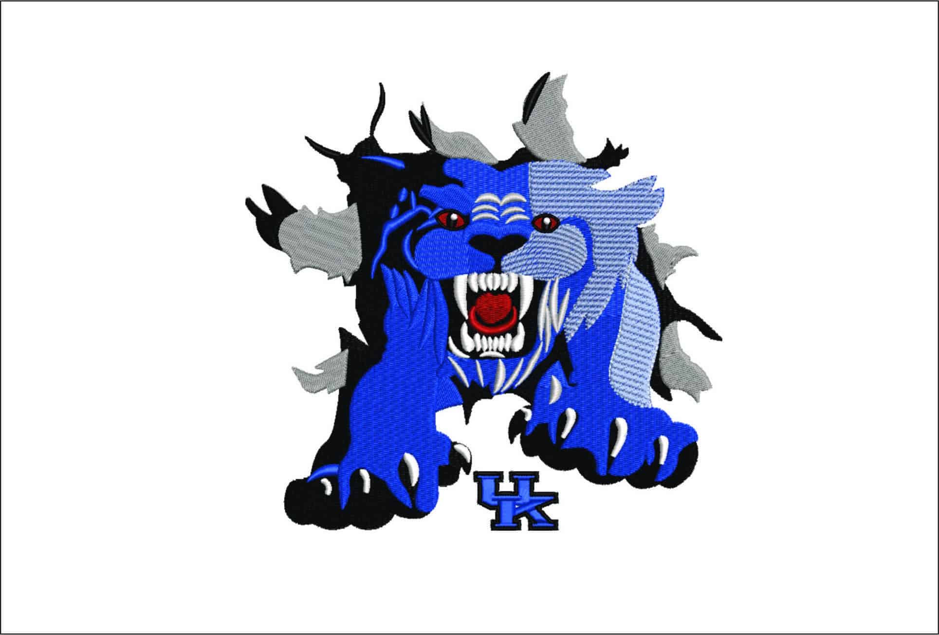 University Kentucky Wildcats Breakthrough-Elegant embroidery design file - instant download