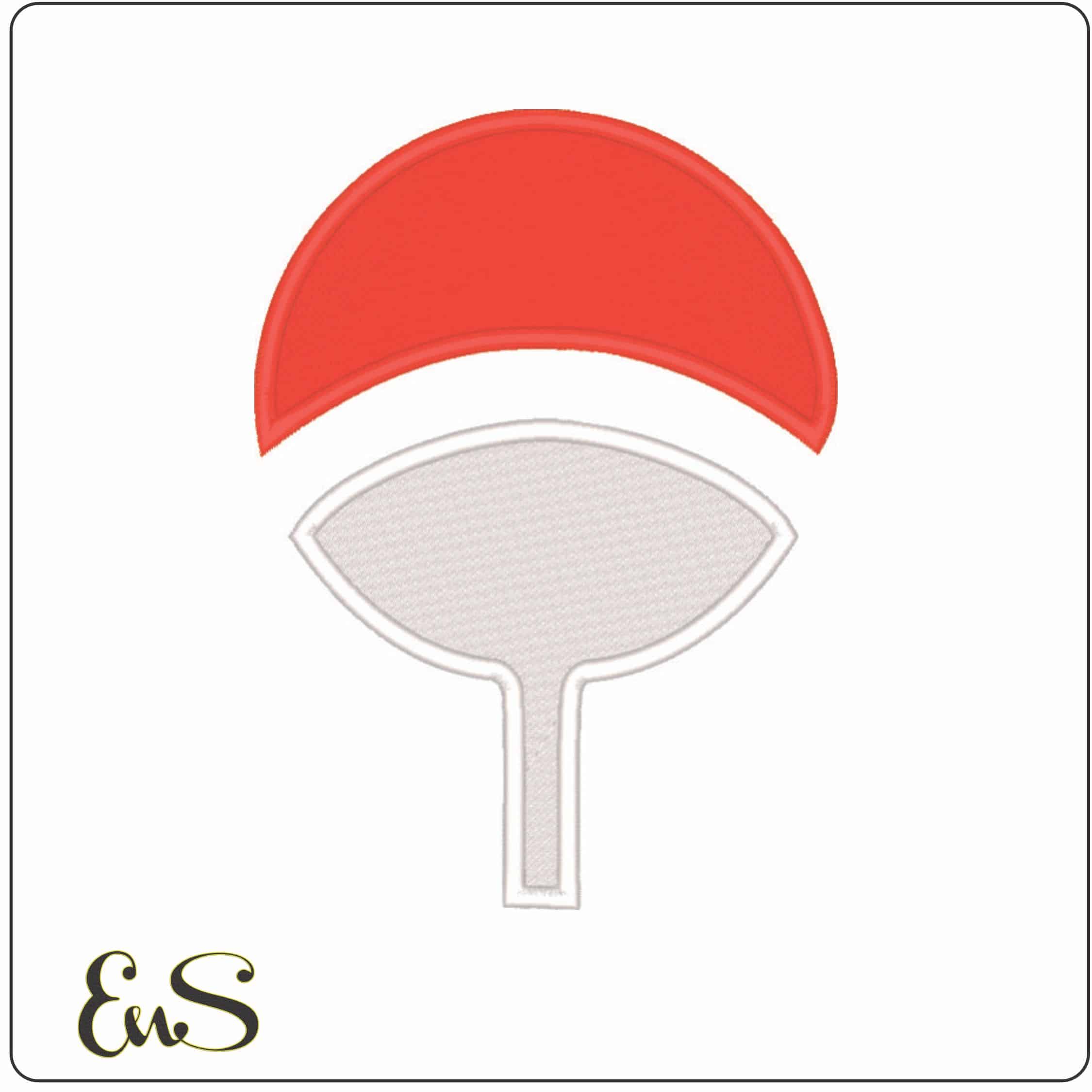 Akatsuki Cloud Symbol - Naruto - Anime-Elegant embroidery design file - instant download