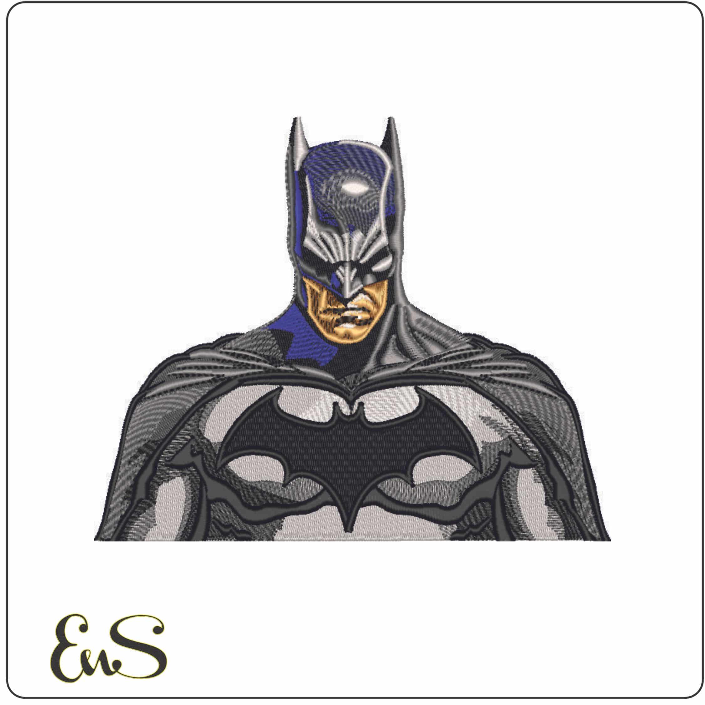 Batman Torso-Elegant embroidery design file - instant download