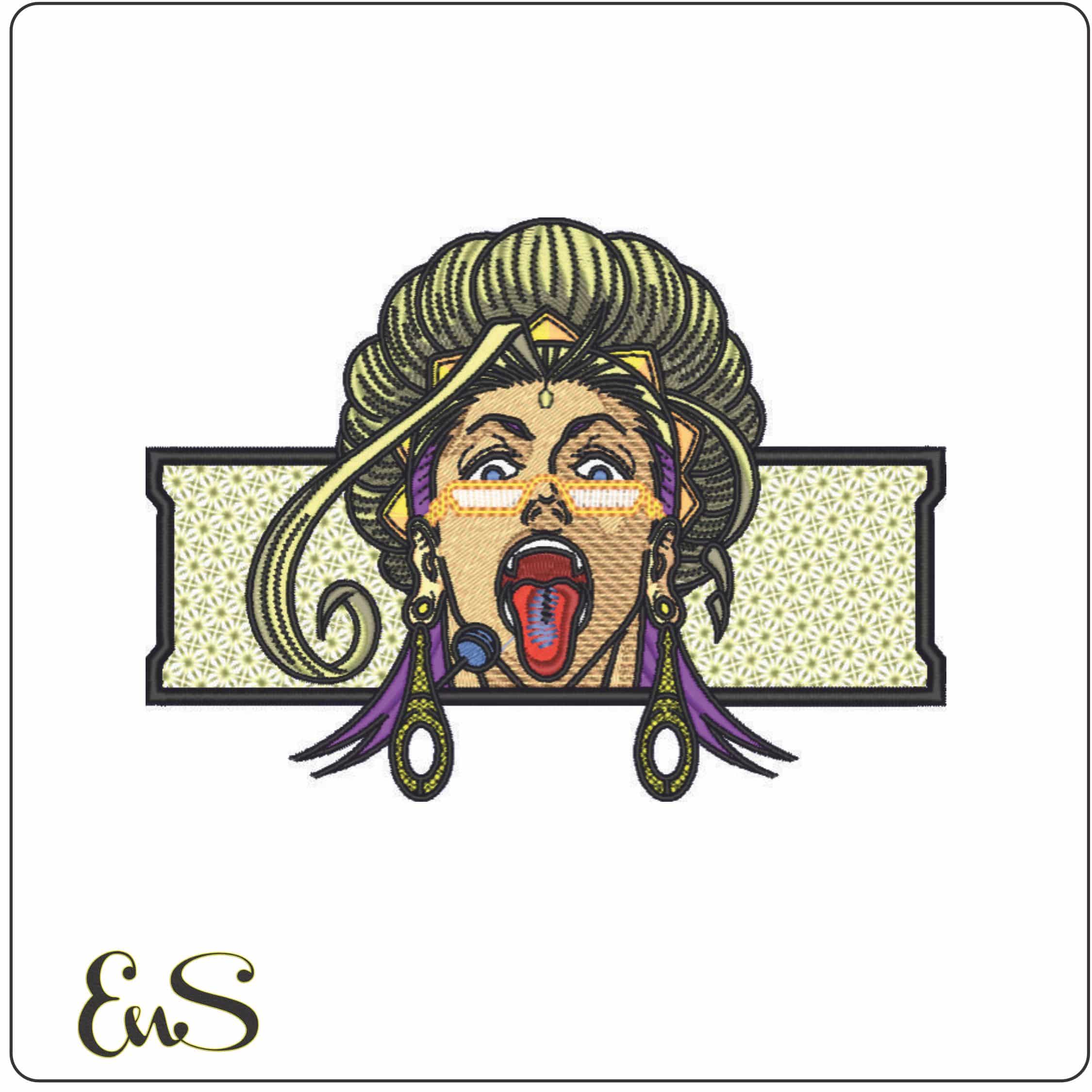 Buddha - Record of Ragnarok - Anime-Elegant embroidery design file - instant download