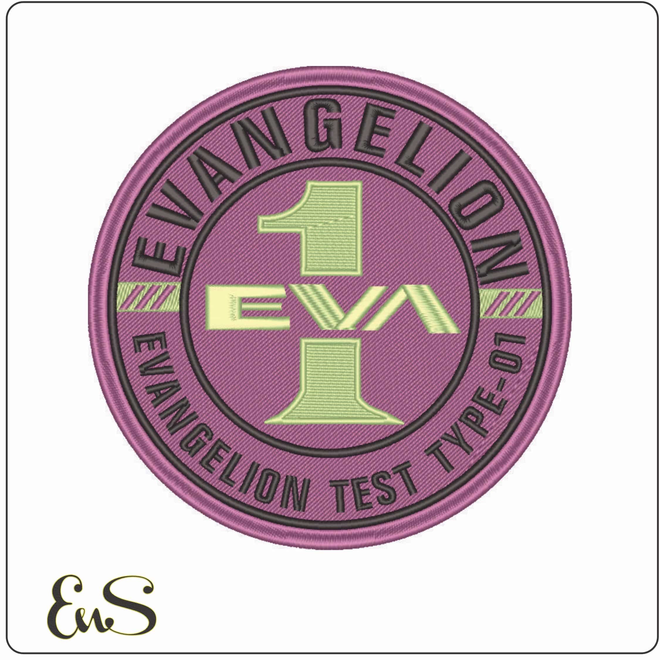 Evangelion - EVA level 1 - Anime-Elegant embroidery design file - instant download