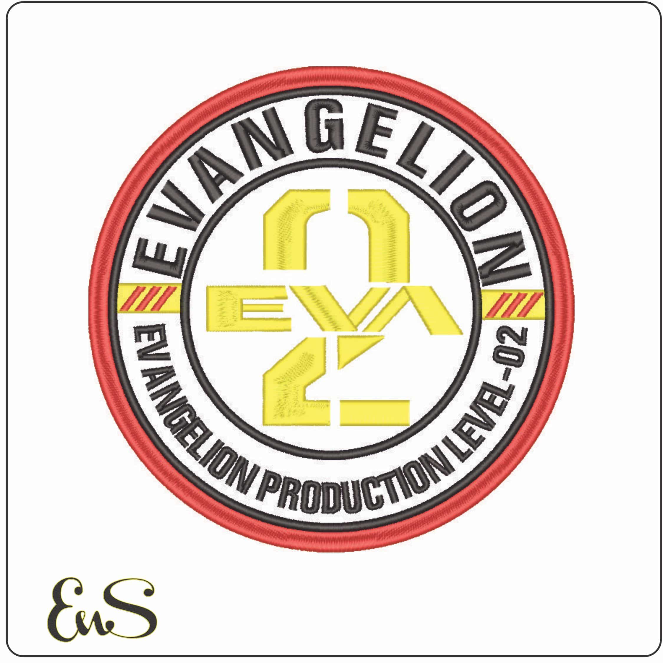 Evangelion - EVA level 2 - Anime-Elegant embroidery design file - instant download