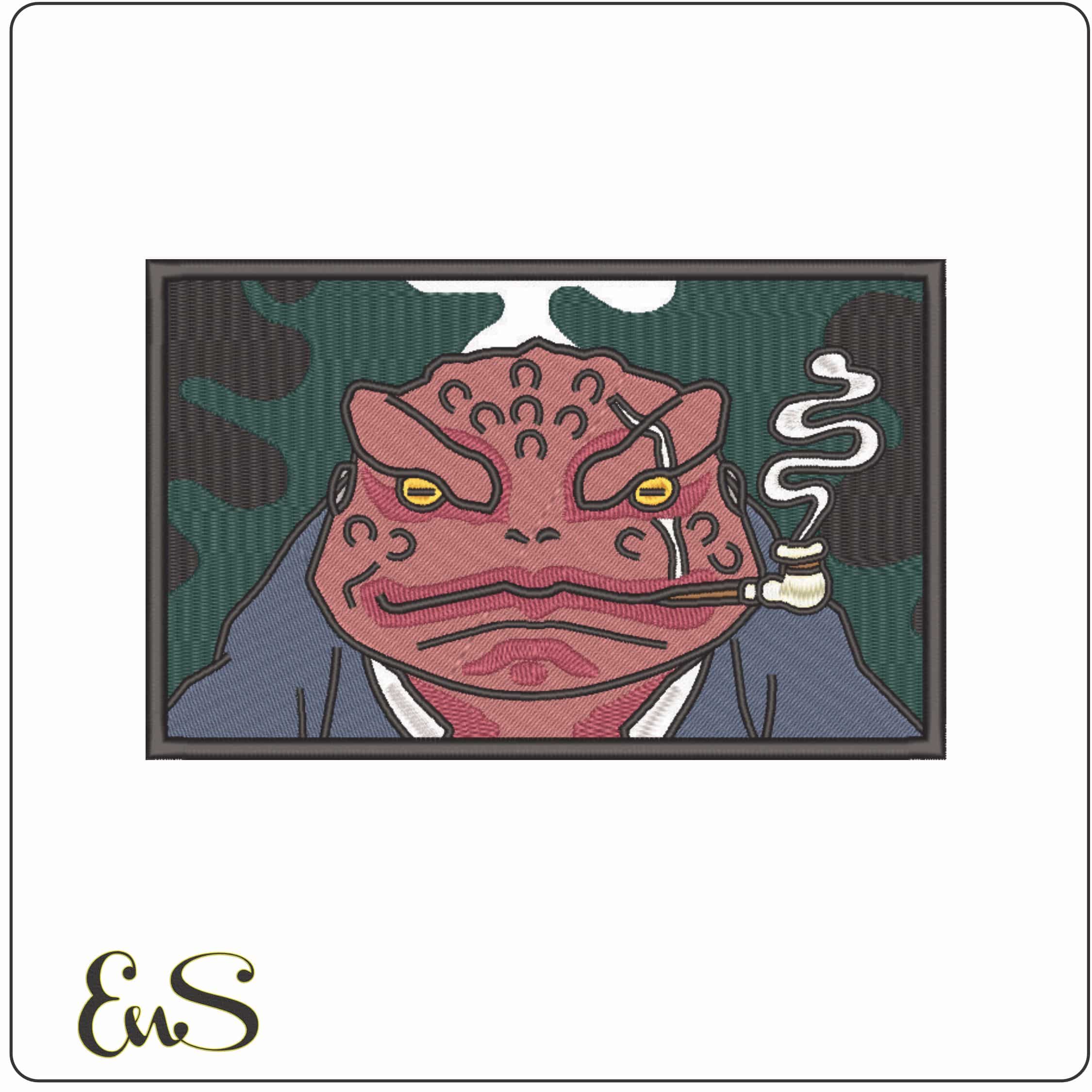 Gamabunta - Naruto - Anime-Elegant embroidery design file - instant download