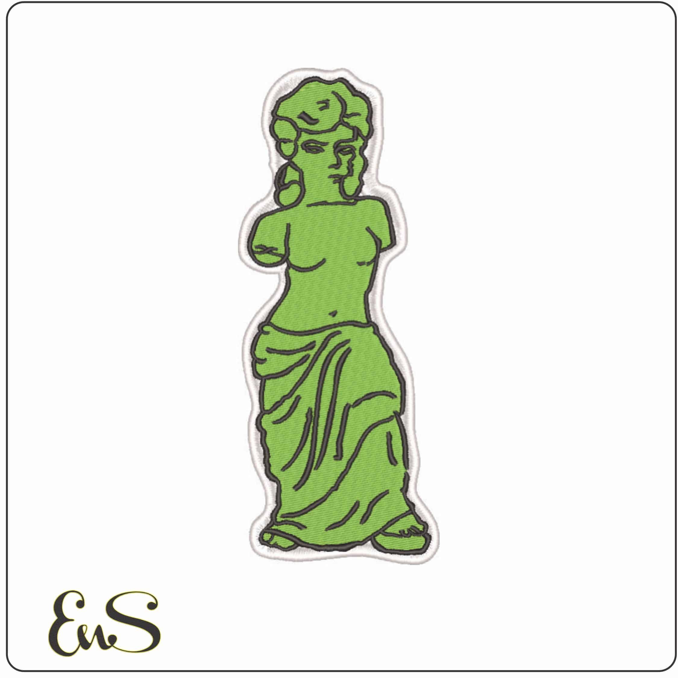 Gummi Venus de Milo - The Simpsons-Elegant embroidery design file - instant download