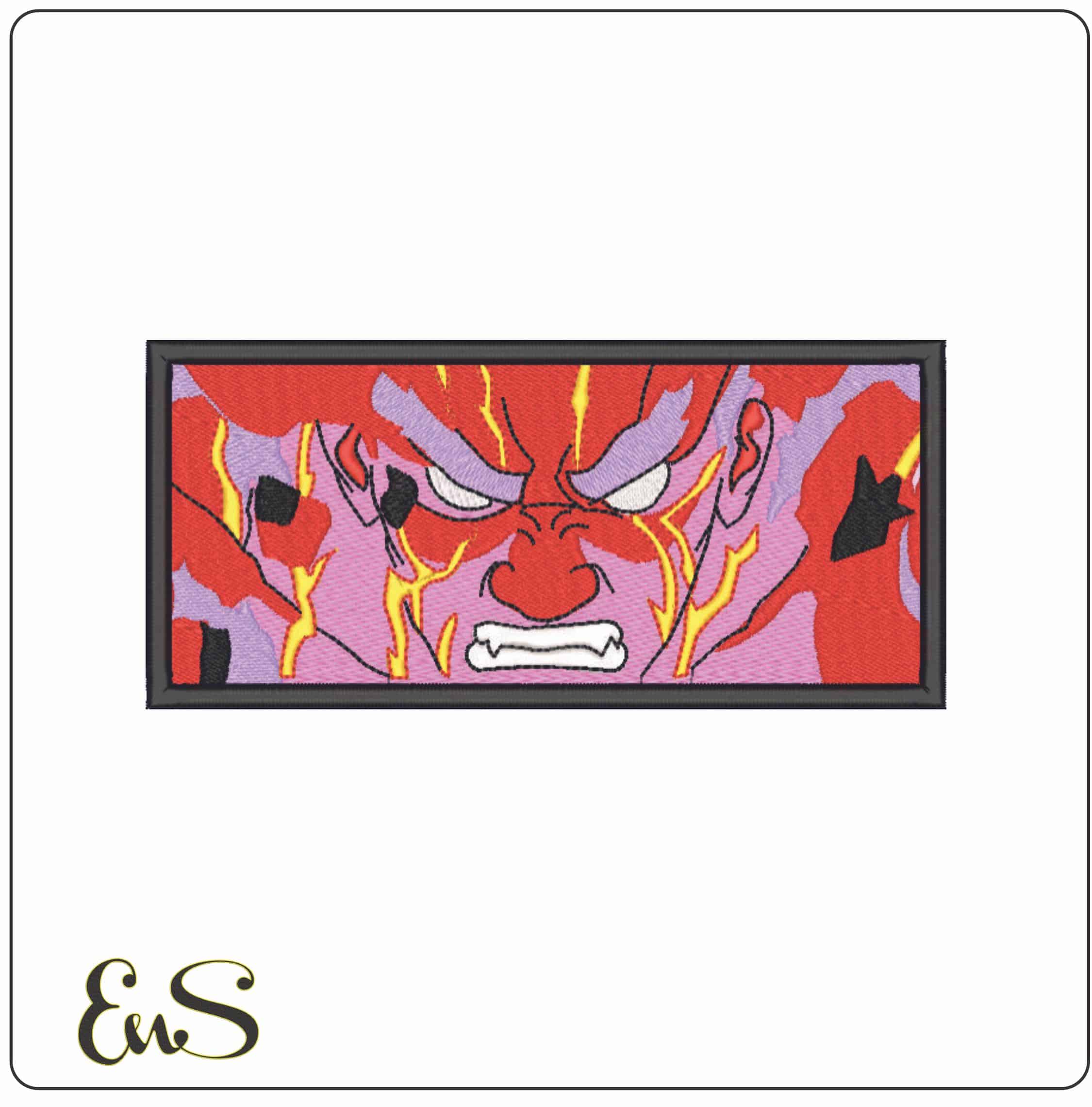 Guy Sensei 8th gate - Anime-Elegant embroidery design file - instant download