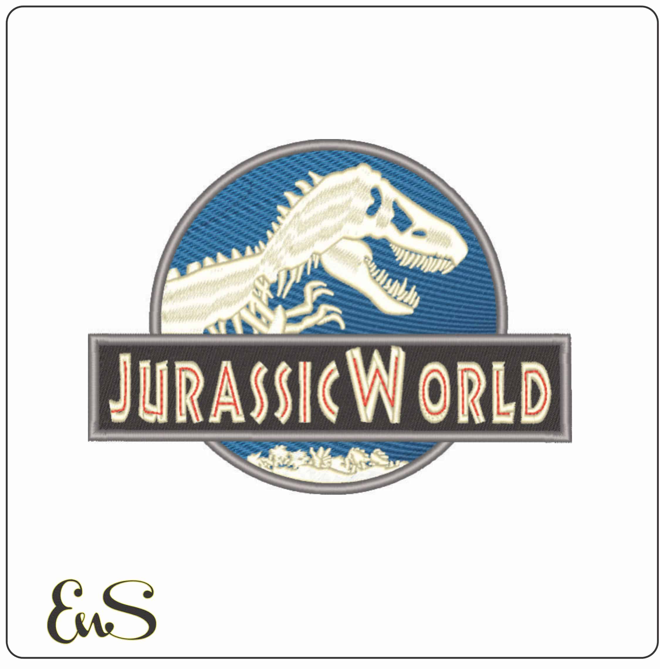 Jurasic World-Elegant embroidery design file - instant download
