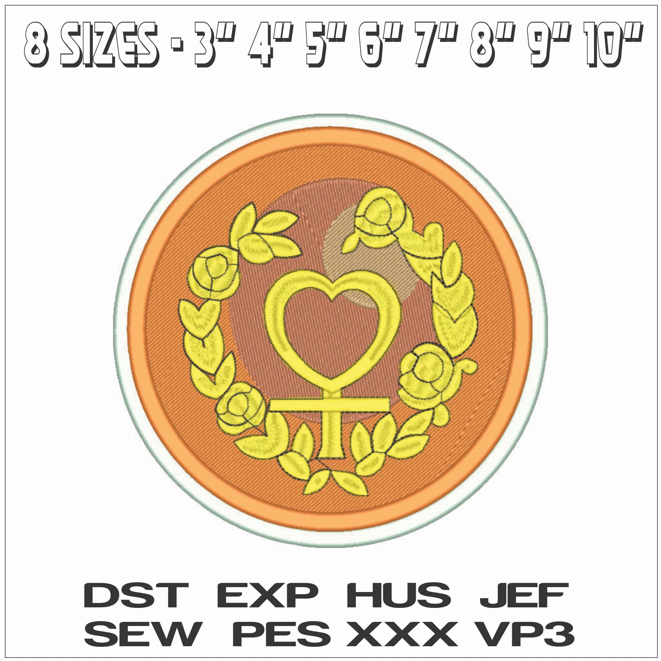 Laurel Sailor-Elegant embroidery design file - instant download — view 2
