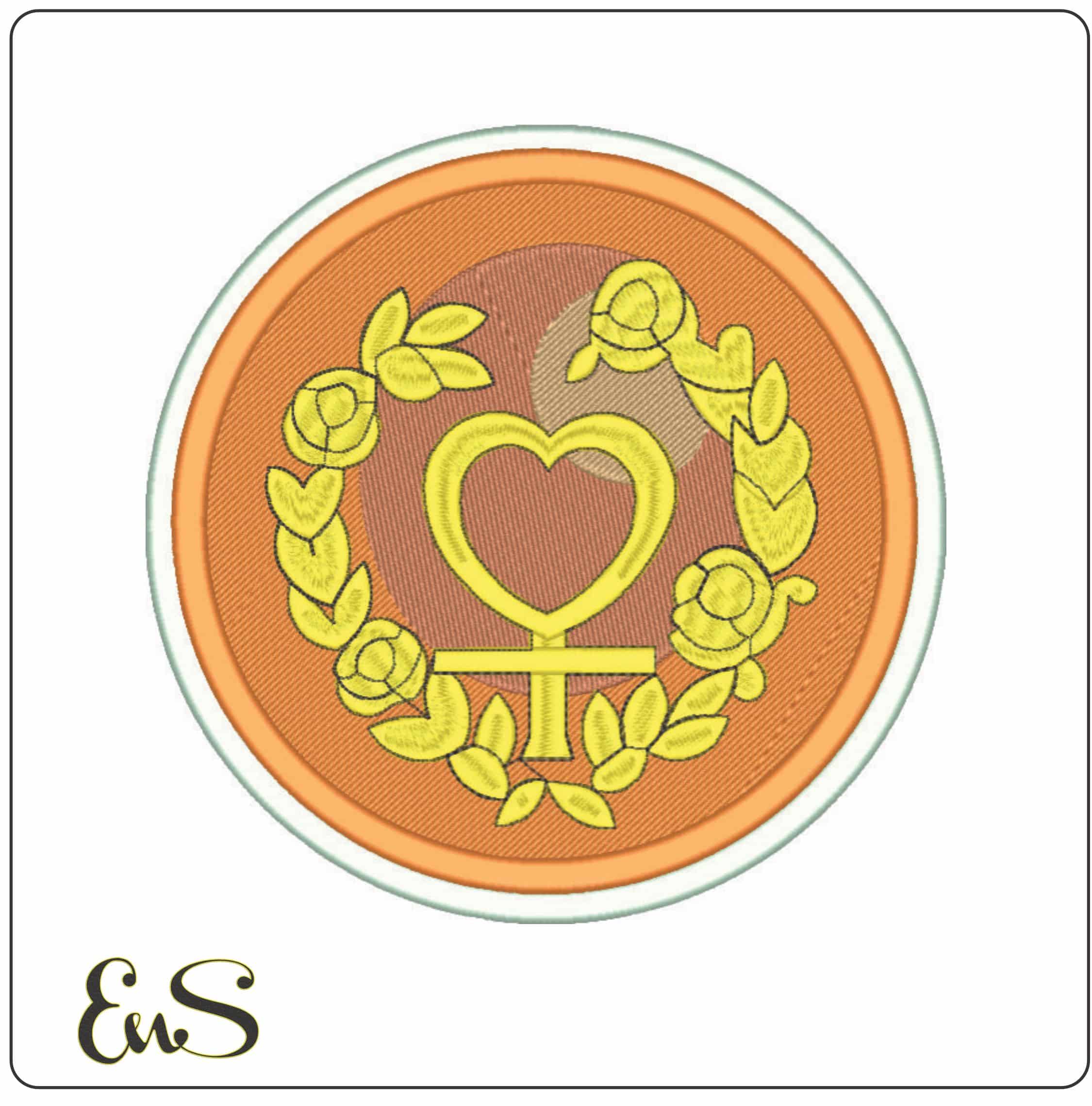 Laurel Sailor-Elegant embroidery design file - instant download