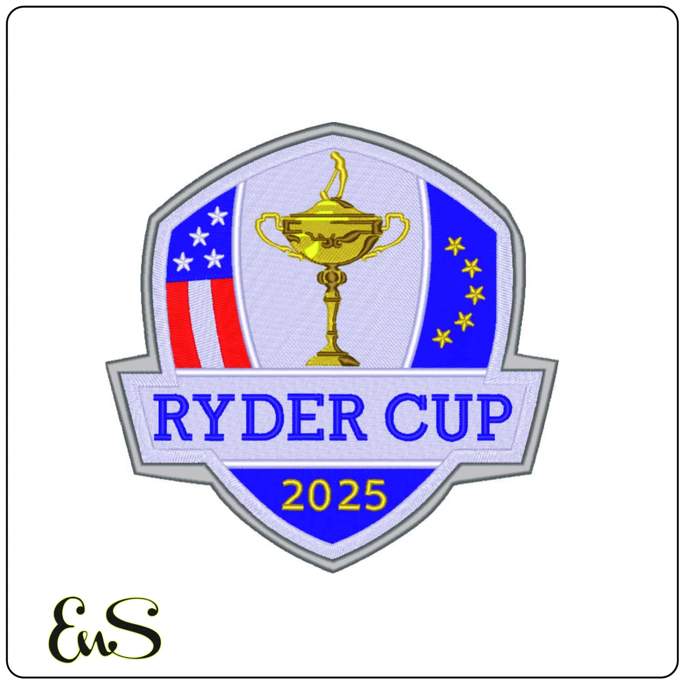 Ryder Cup 2025 embroidery design - Bethpage Black September embroidery machine pattern embroidery file
