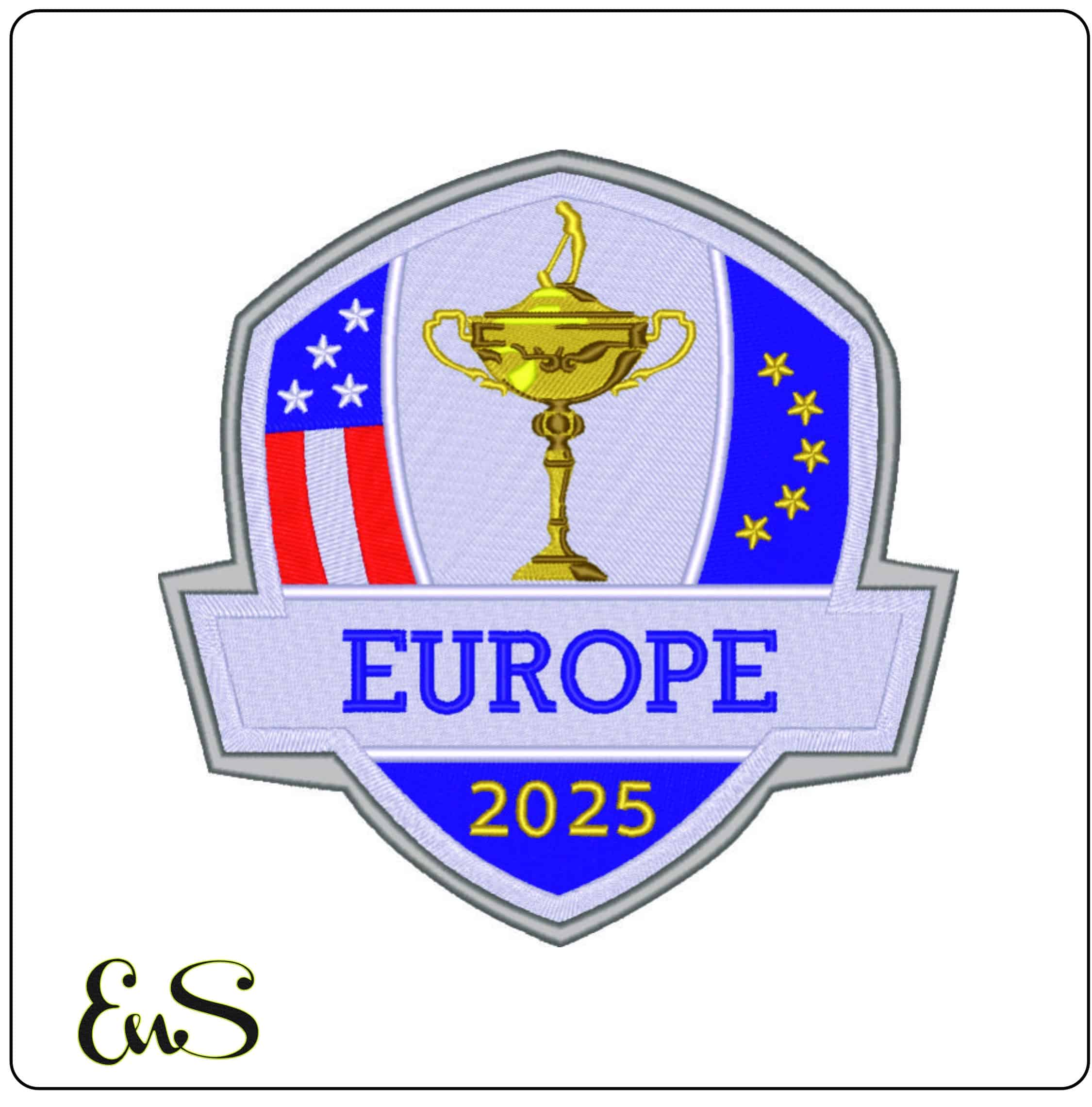 Ryder Cup 2025 - Europe embroidery design - Bethpage Black September embroidery machine pattern embroidery file