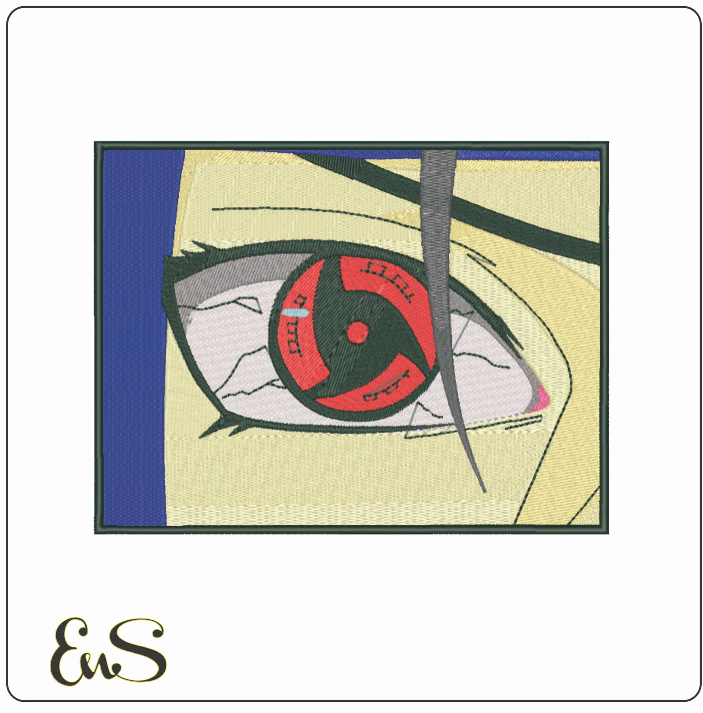 Mangekyo Sharingan Itachi Uchiha - Naruto - Anime-Elegant embroidery design file - instant download