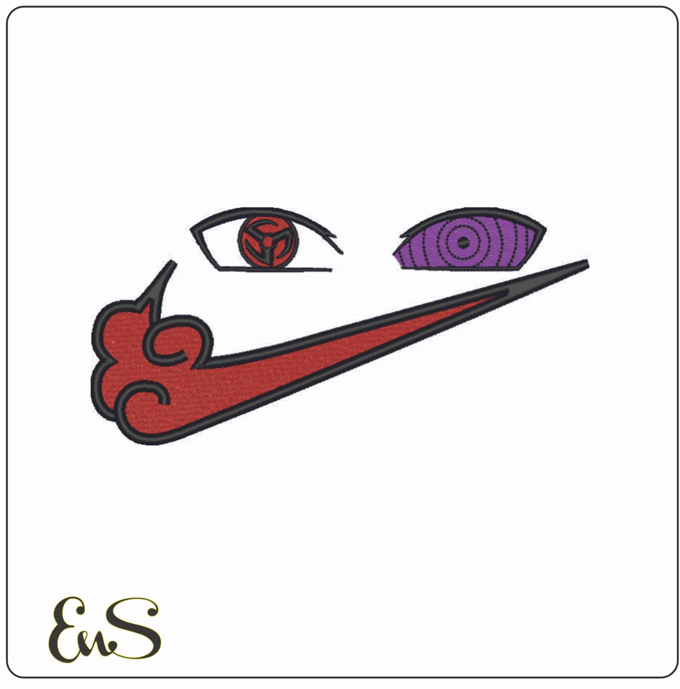Mangekyou Sharingan eyes - Uchihi Itachi - Anime-Elegant embroidery design file - instant download