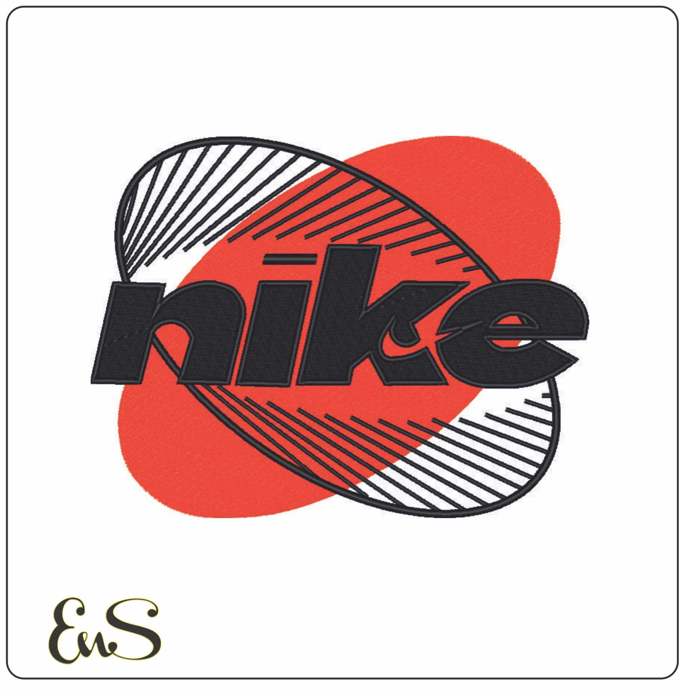 Nike Basket Ball Hoop-Elegant embroidery design file - instant download